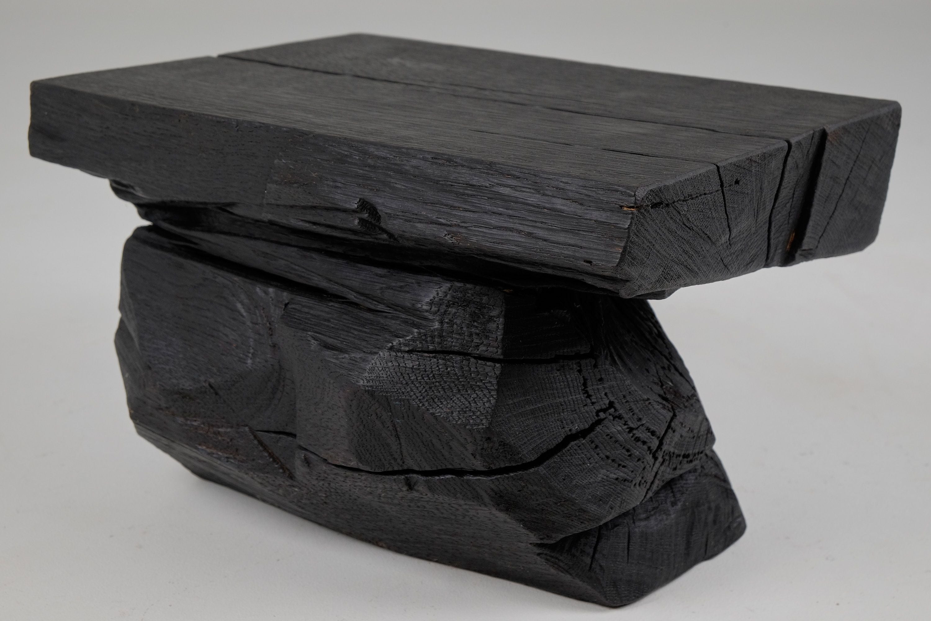 Jownik, Charred Rock Style Stool/Side Table - image 12
