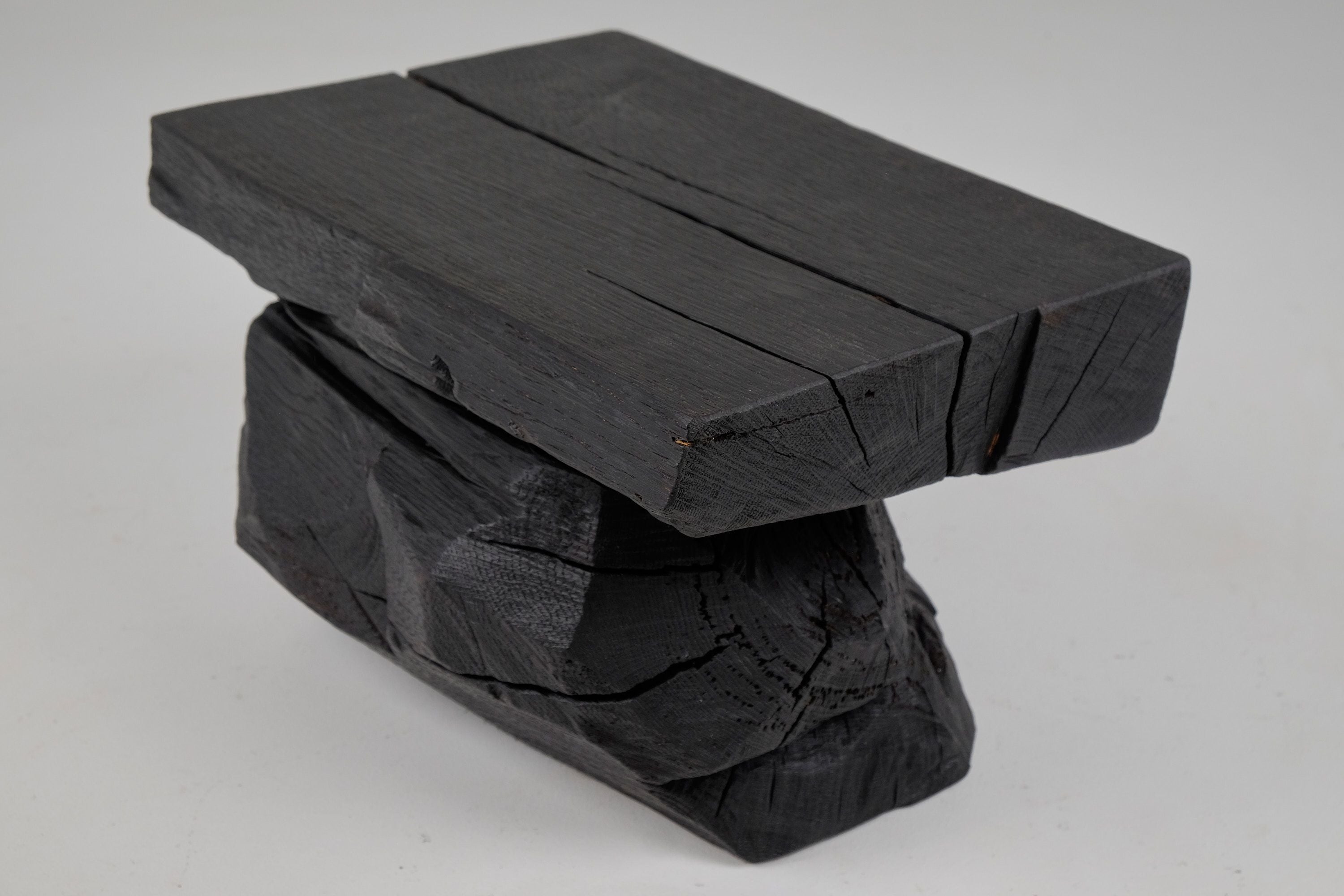 Jownik, Charred Rock Style Stool/Side Table - image 13