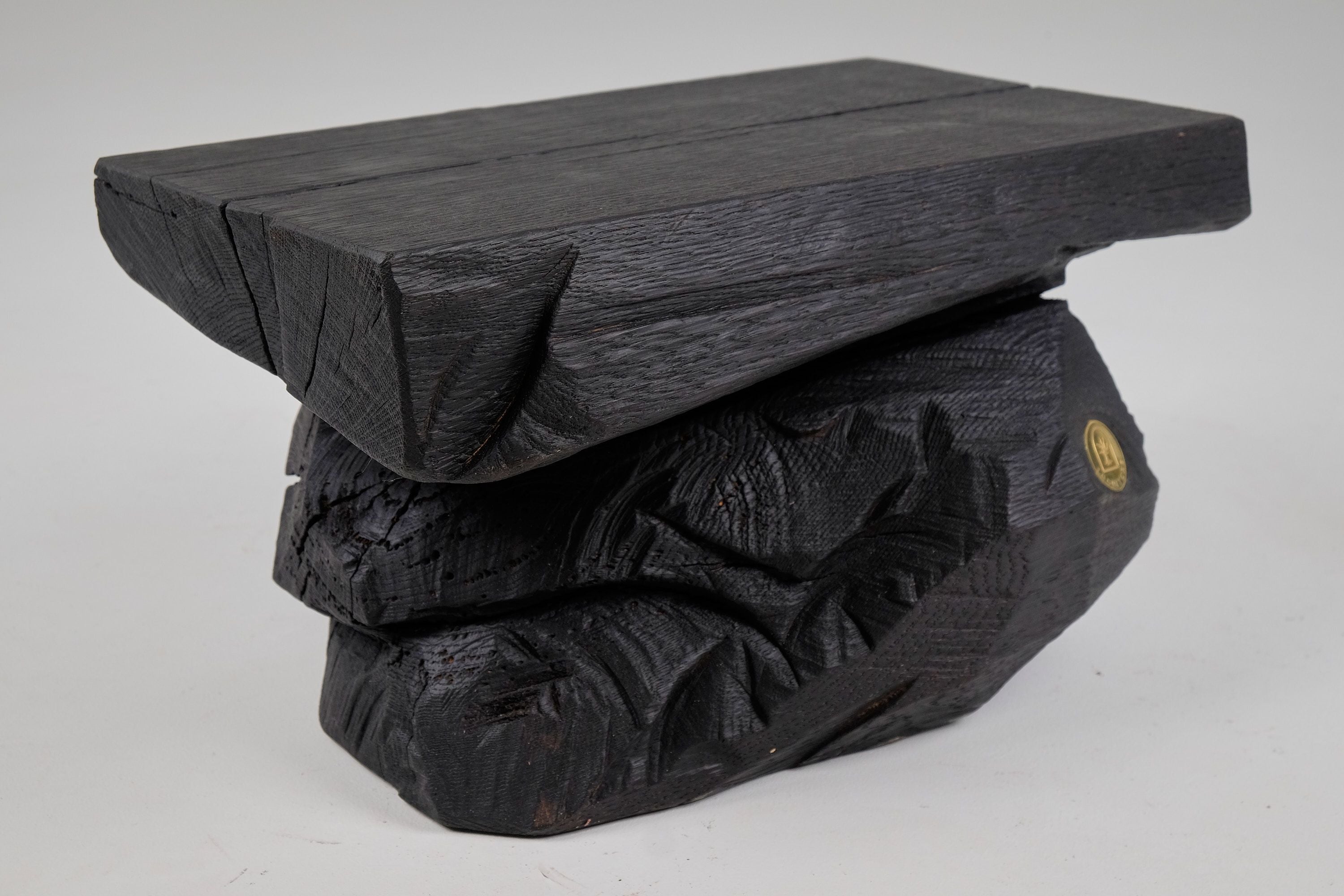 Jownik, Charred Rock Style Stool/Side Table - image 16