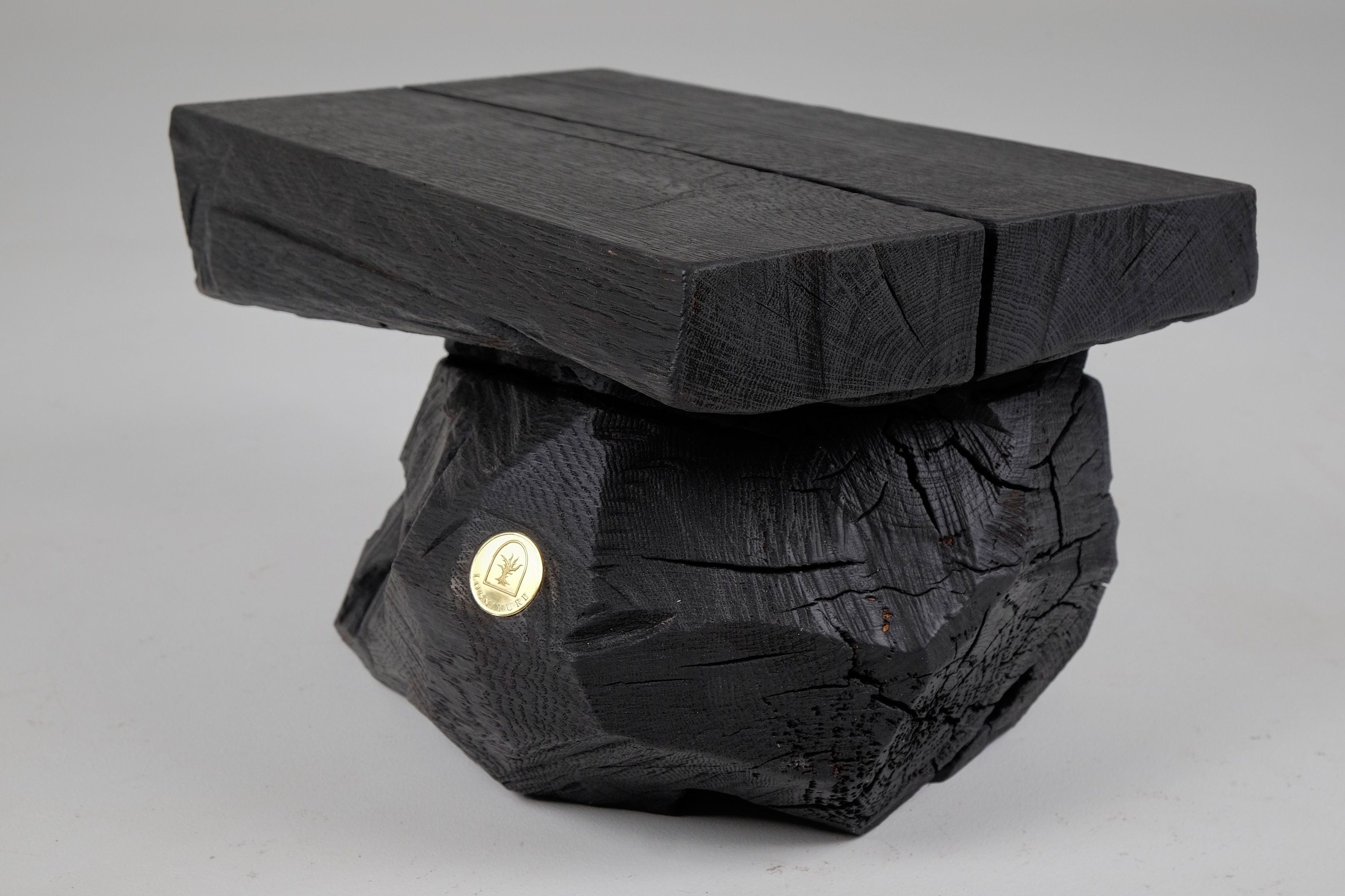 Jownik, Charred Rock Style Stool/Side Table - image 7