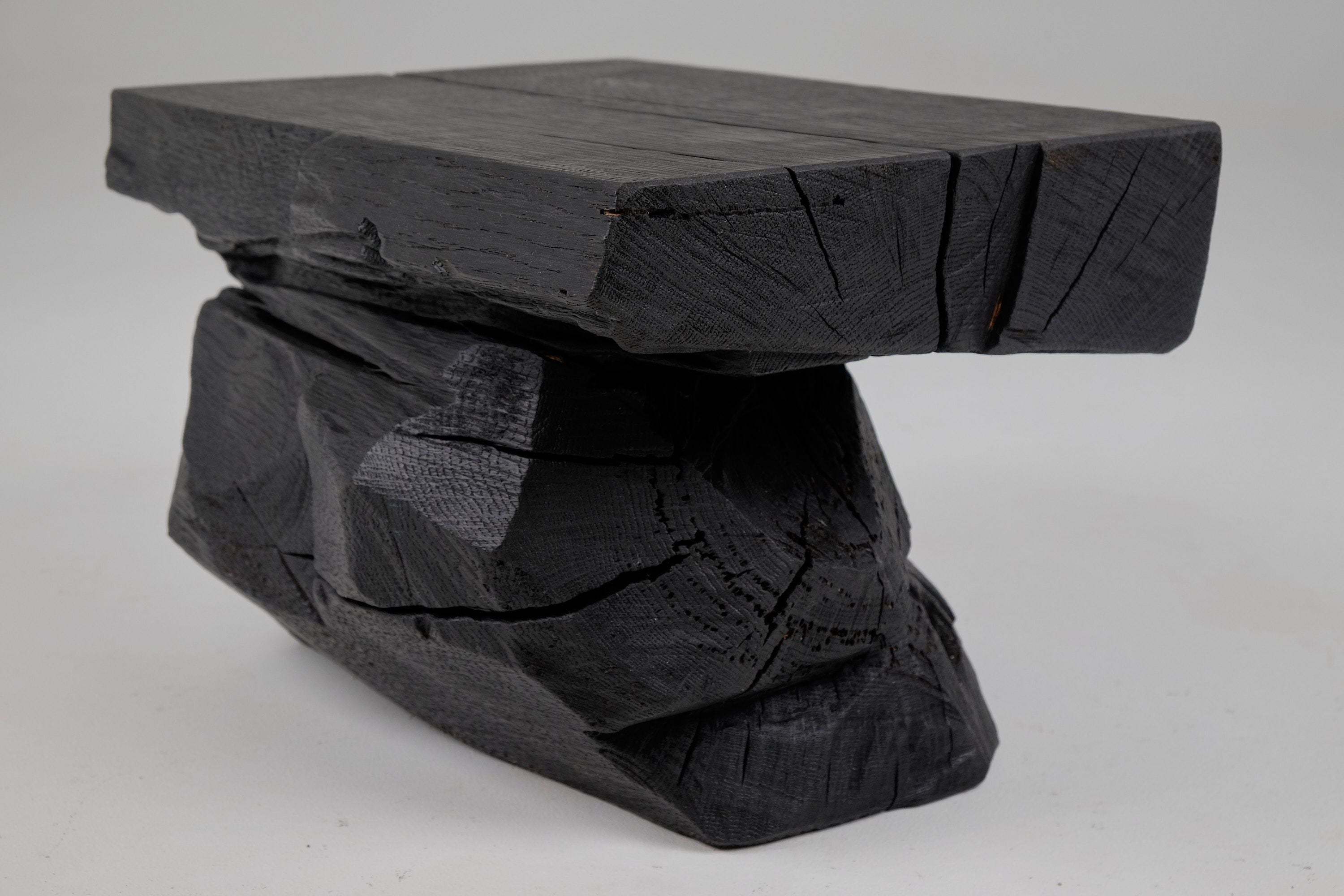 Jownik, Charred Rock Style Stool/Side Table - image 14