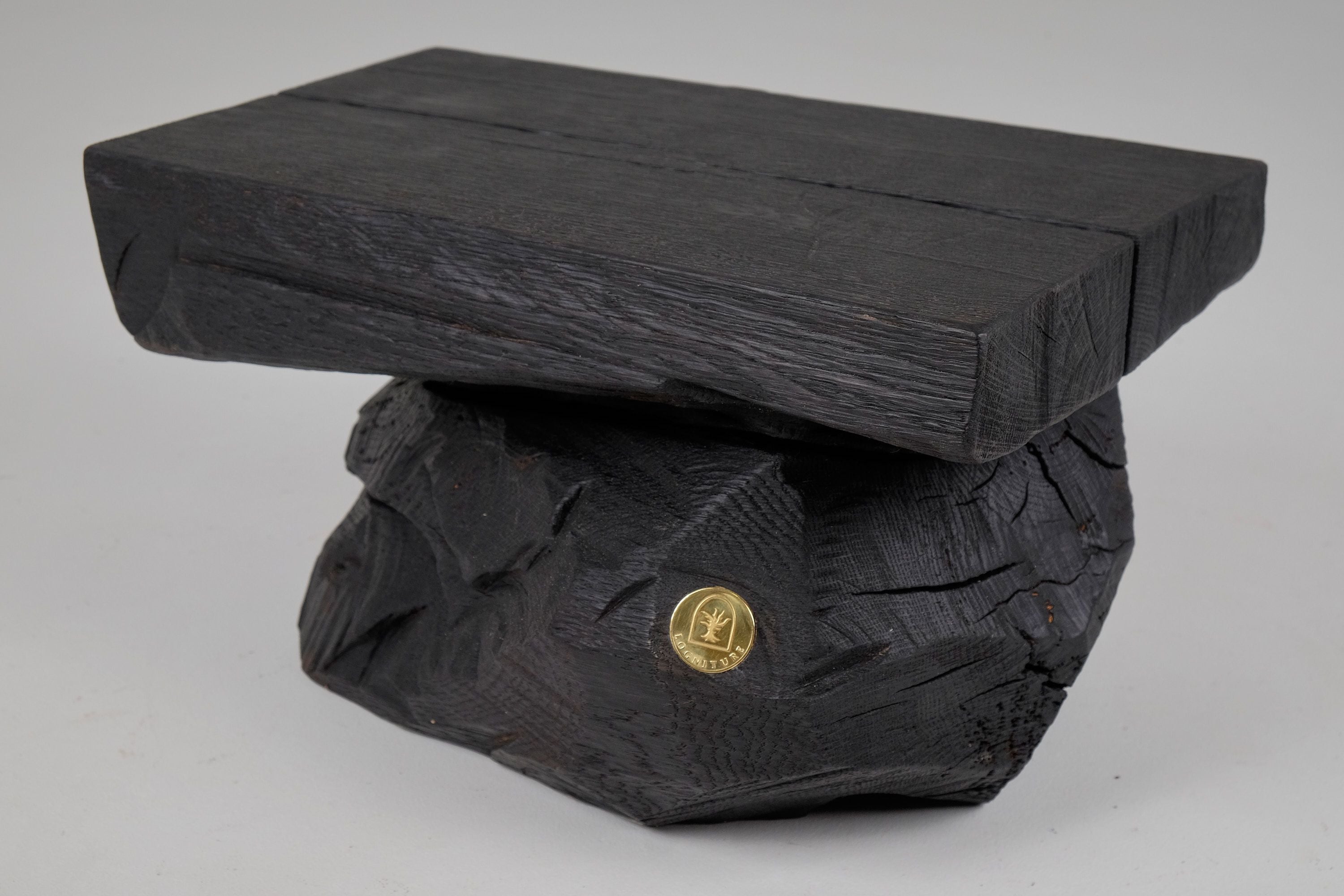 Jownik, Charred Rock Style Stool/Side Table - image 5