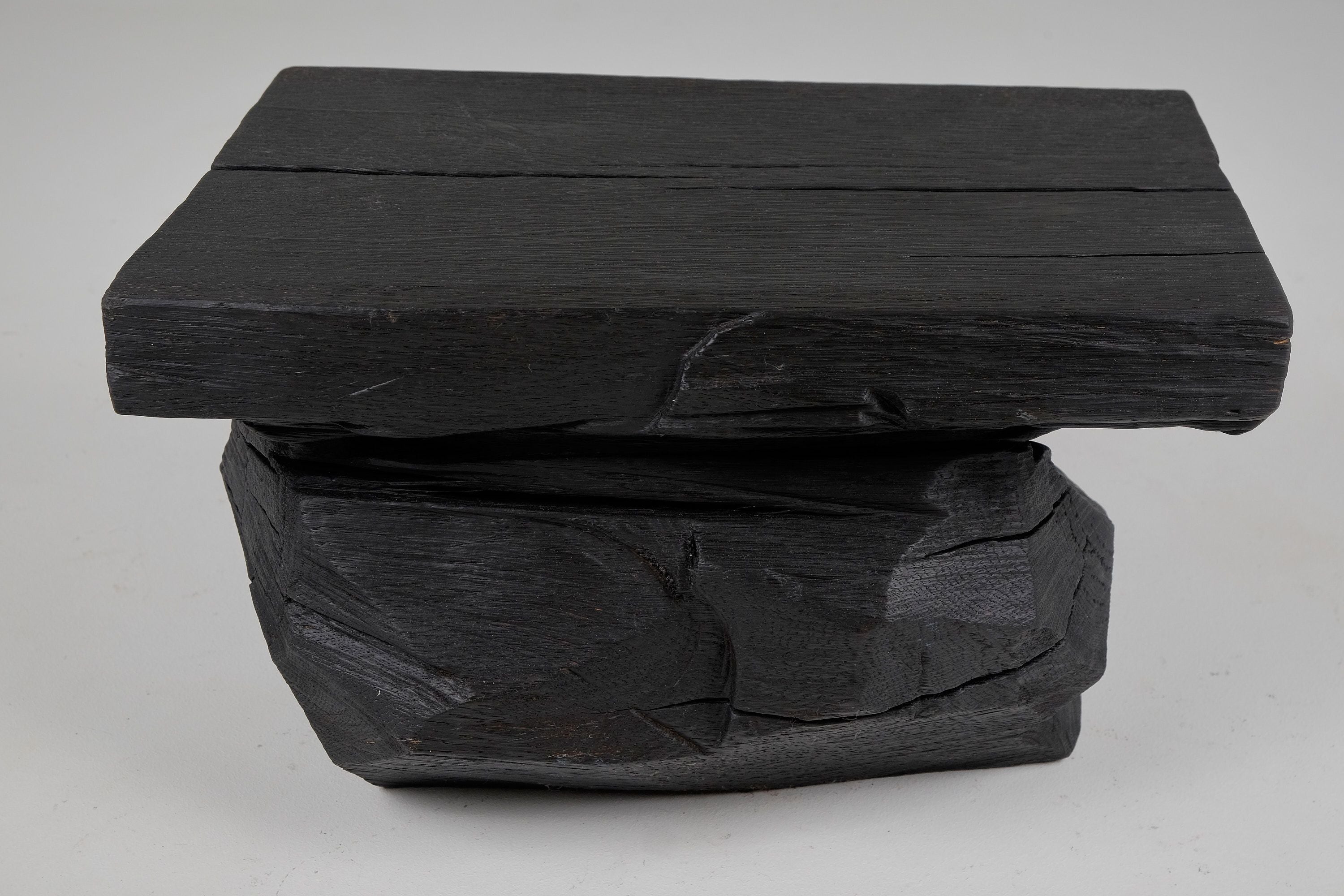 Jownik, Charred Rock Style Stool/Side Table - image 10