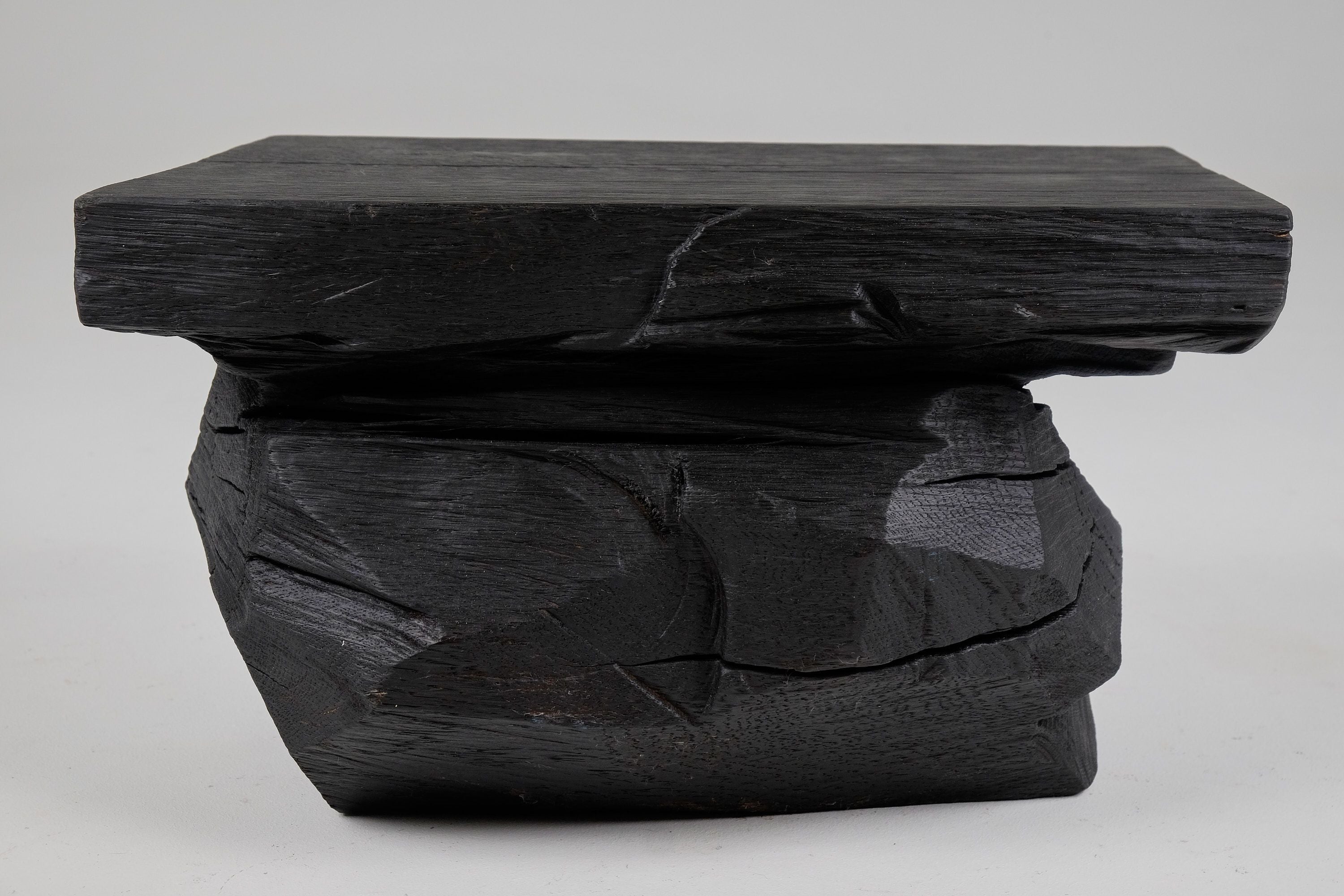 Jownik, Charred Rock Style Stool/Side Table - image 11