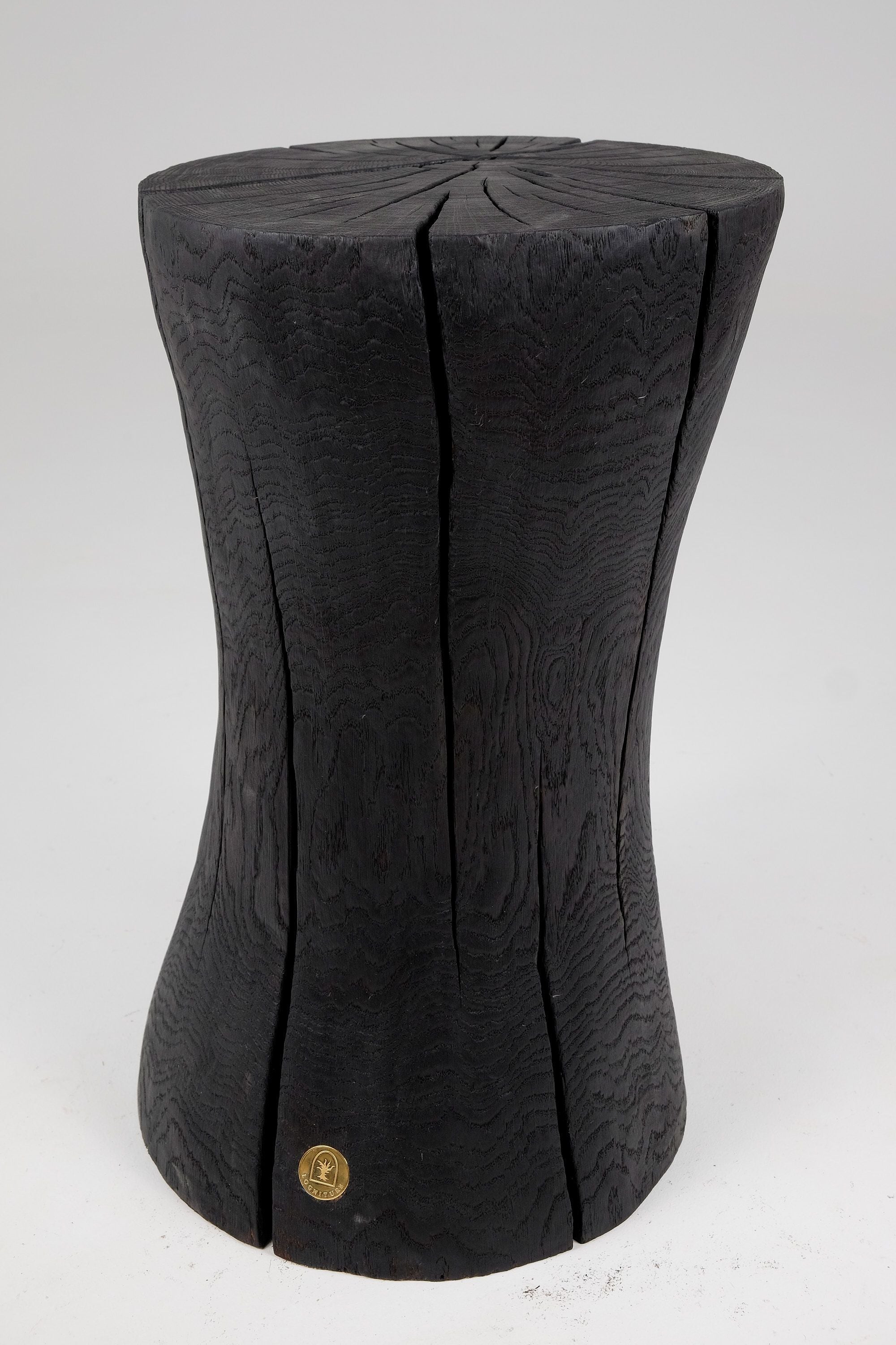 Jownik, Charred Hourglass Side Table