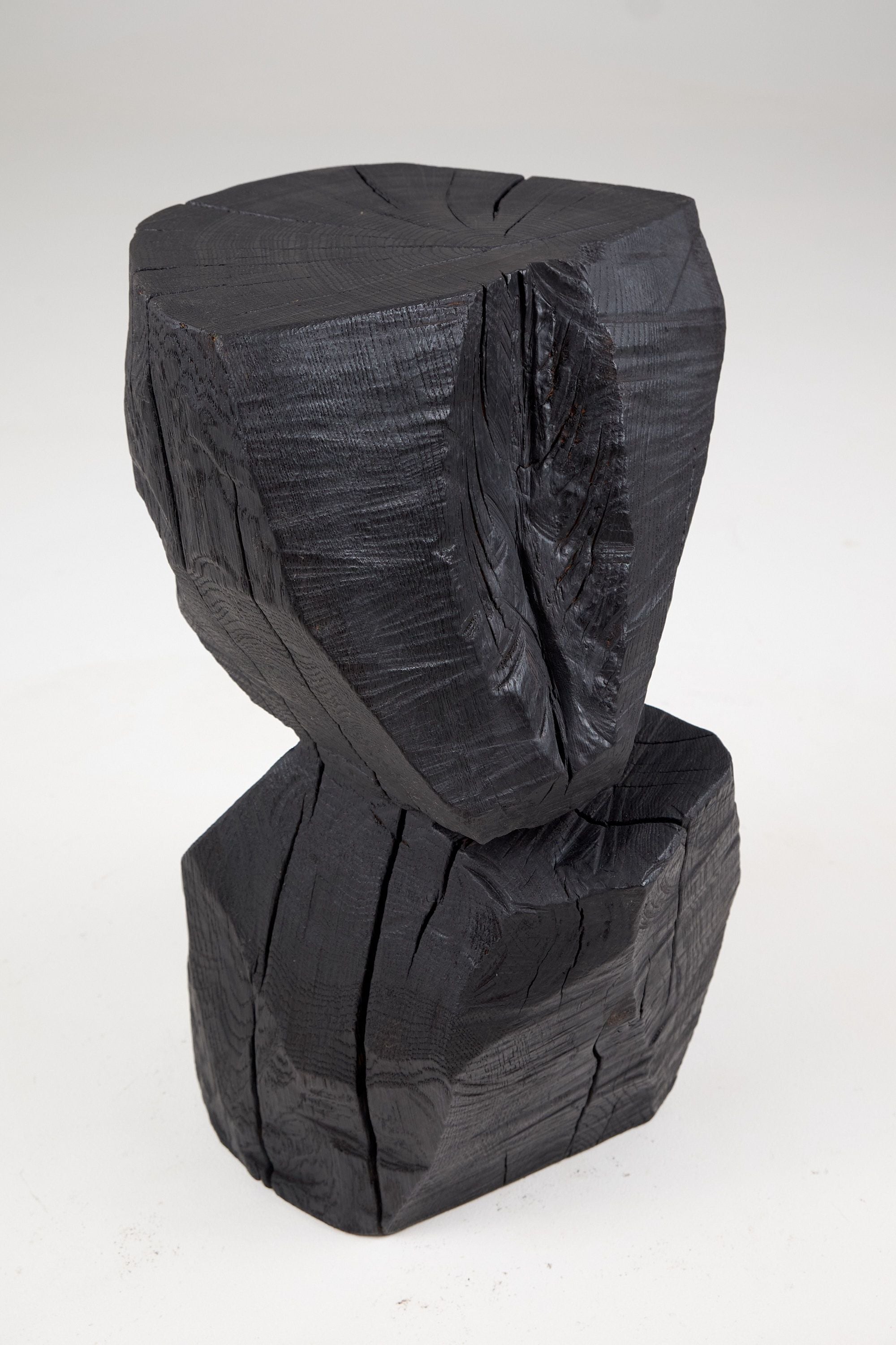 Jownik, Charred Geometric Side Table - image 12