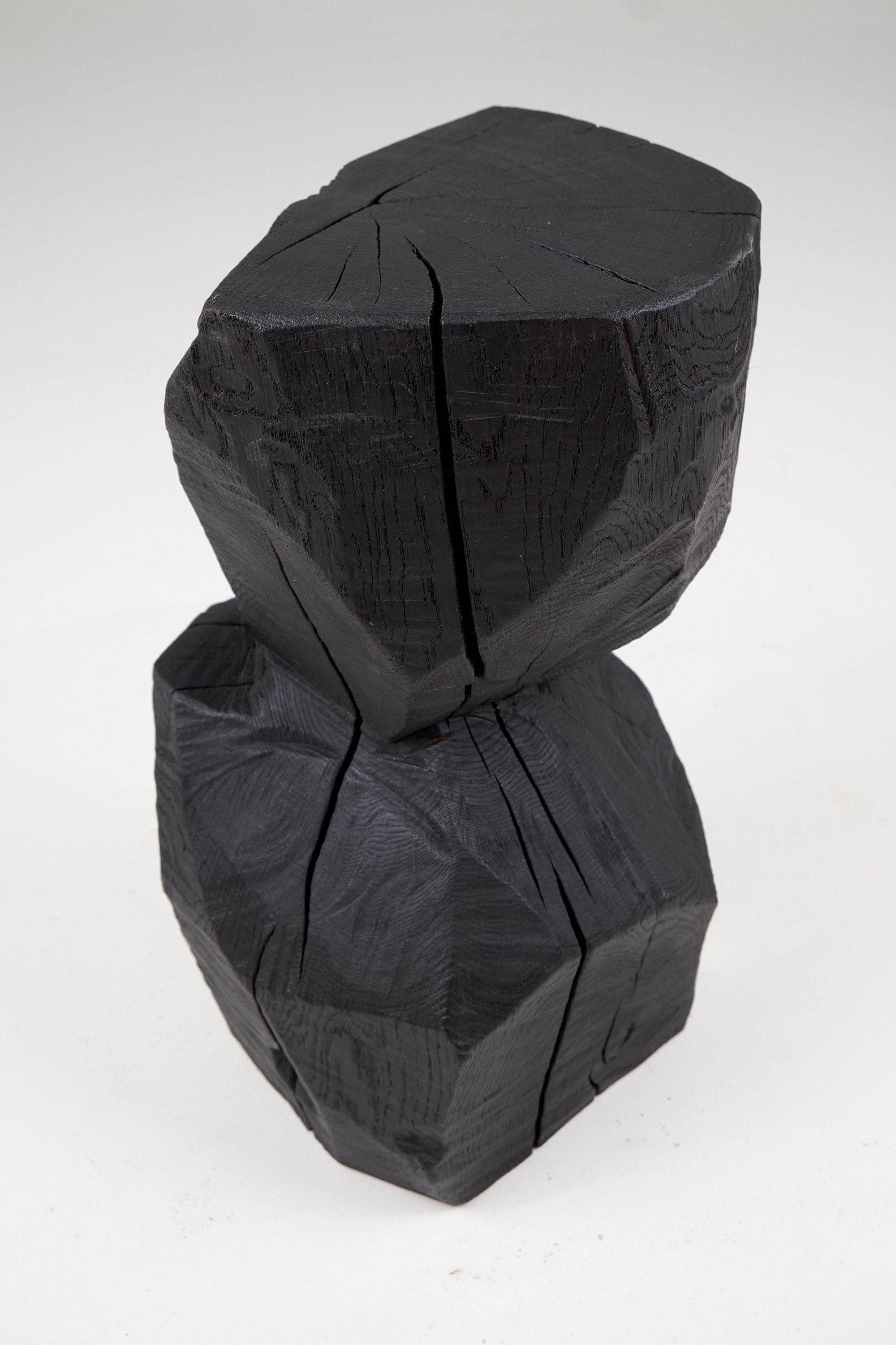 Jownik, Charred Geometric Side Table - image 5