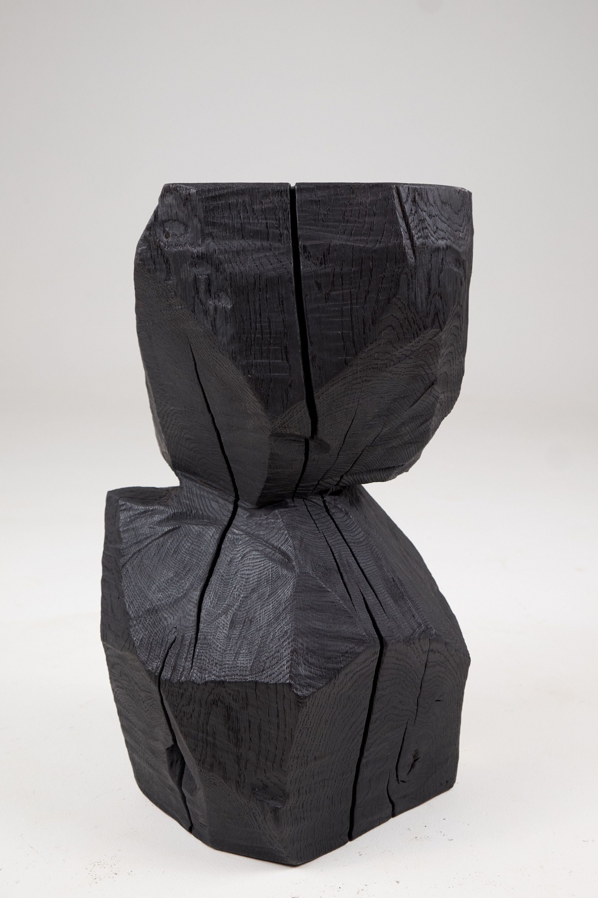 Jownik, Charred Geometric Side Table - image 6