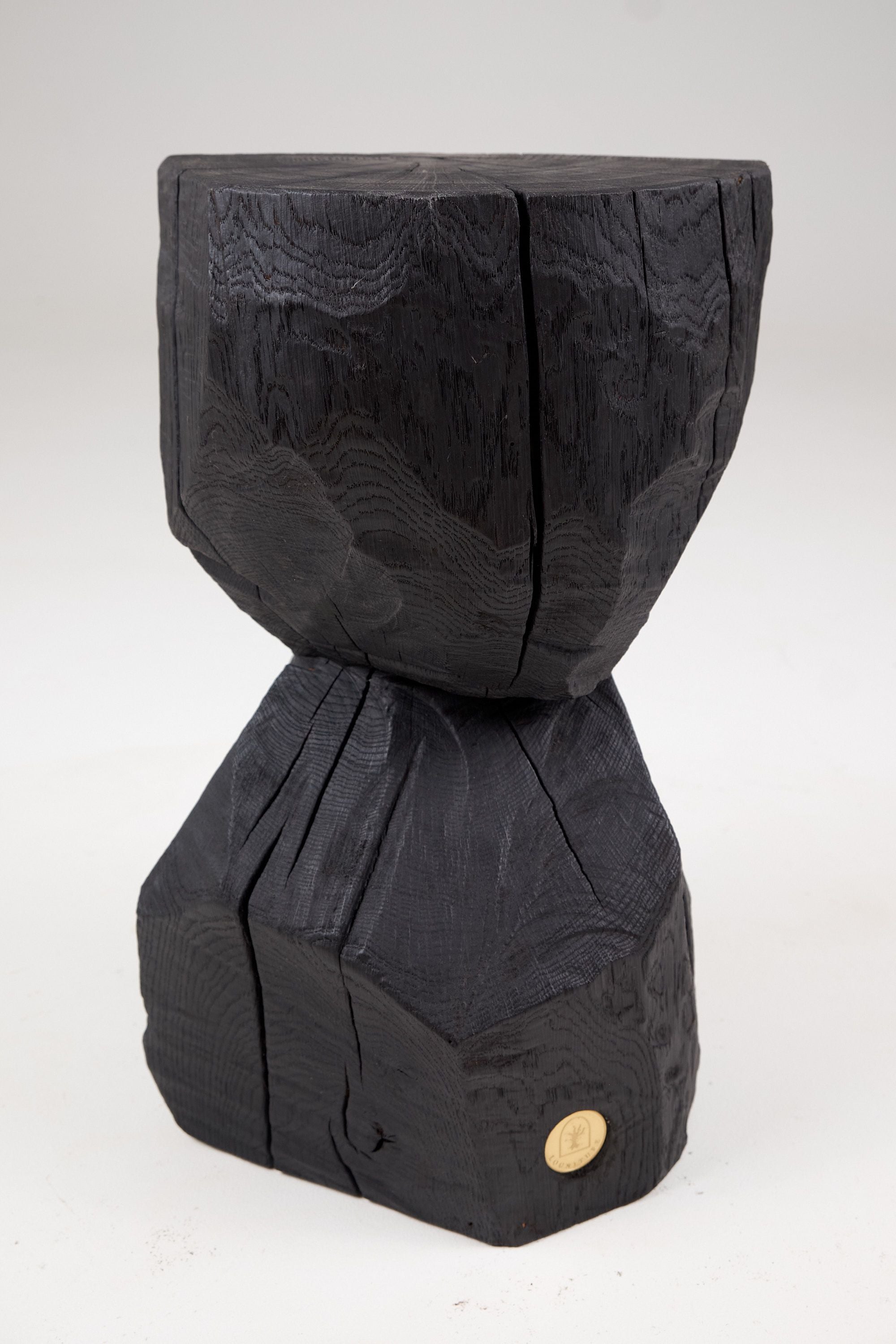 Jownik, Charred Geometric Side Table - image 7