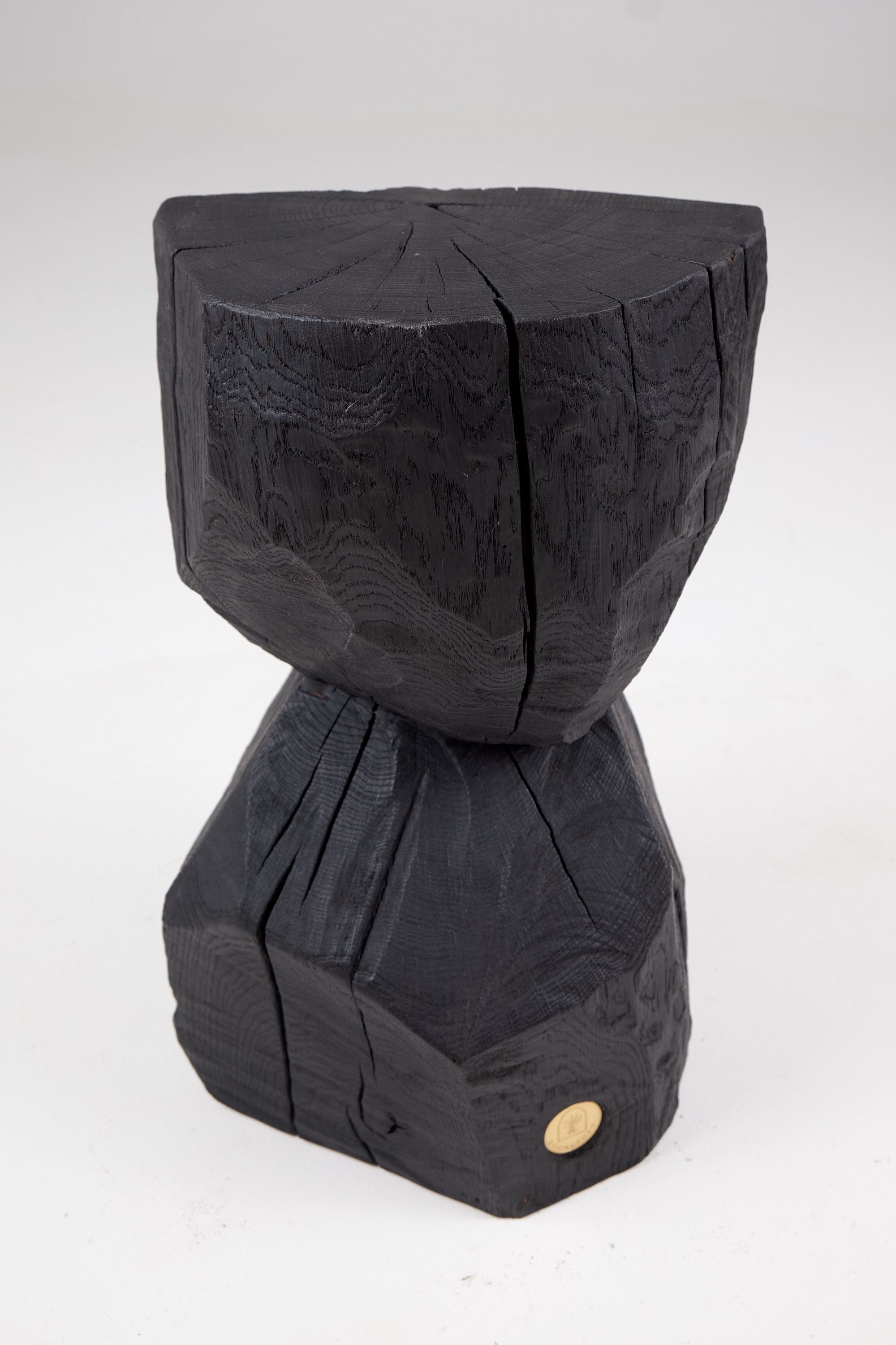 Jownik, Charred Geometric Side Table - image 8