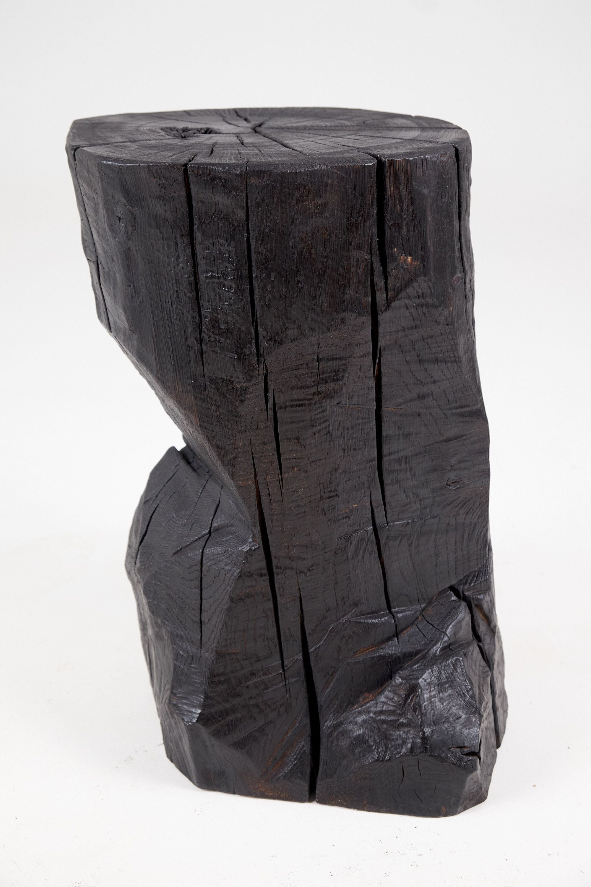 Jownik, Sculptural Charred Side Table - image 8