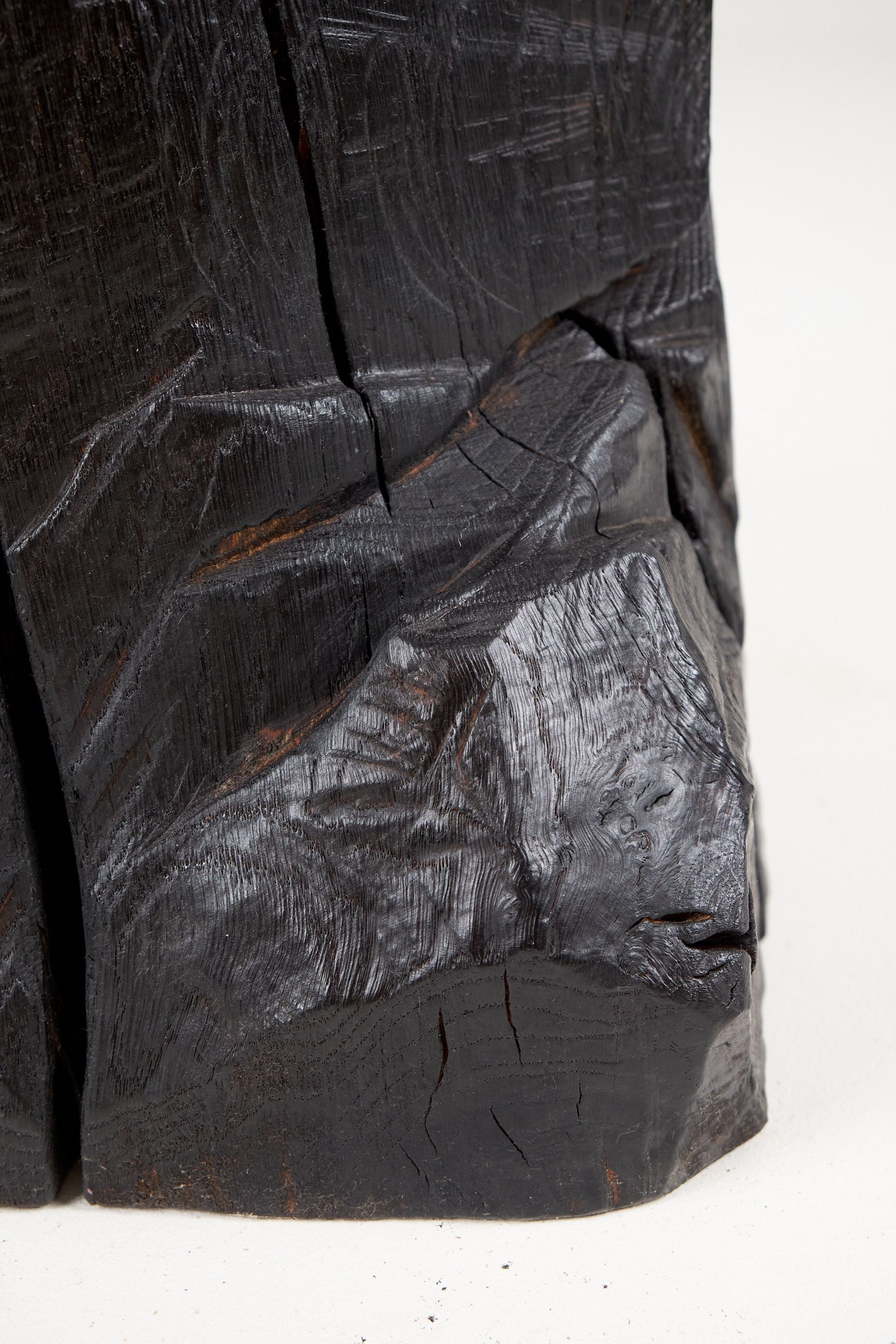 Jownik, Sculptural Charred Side Table - image 9