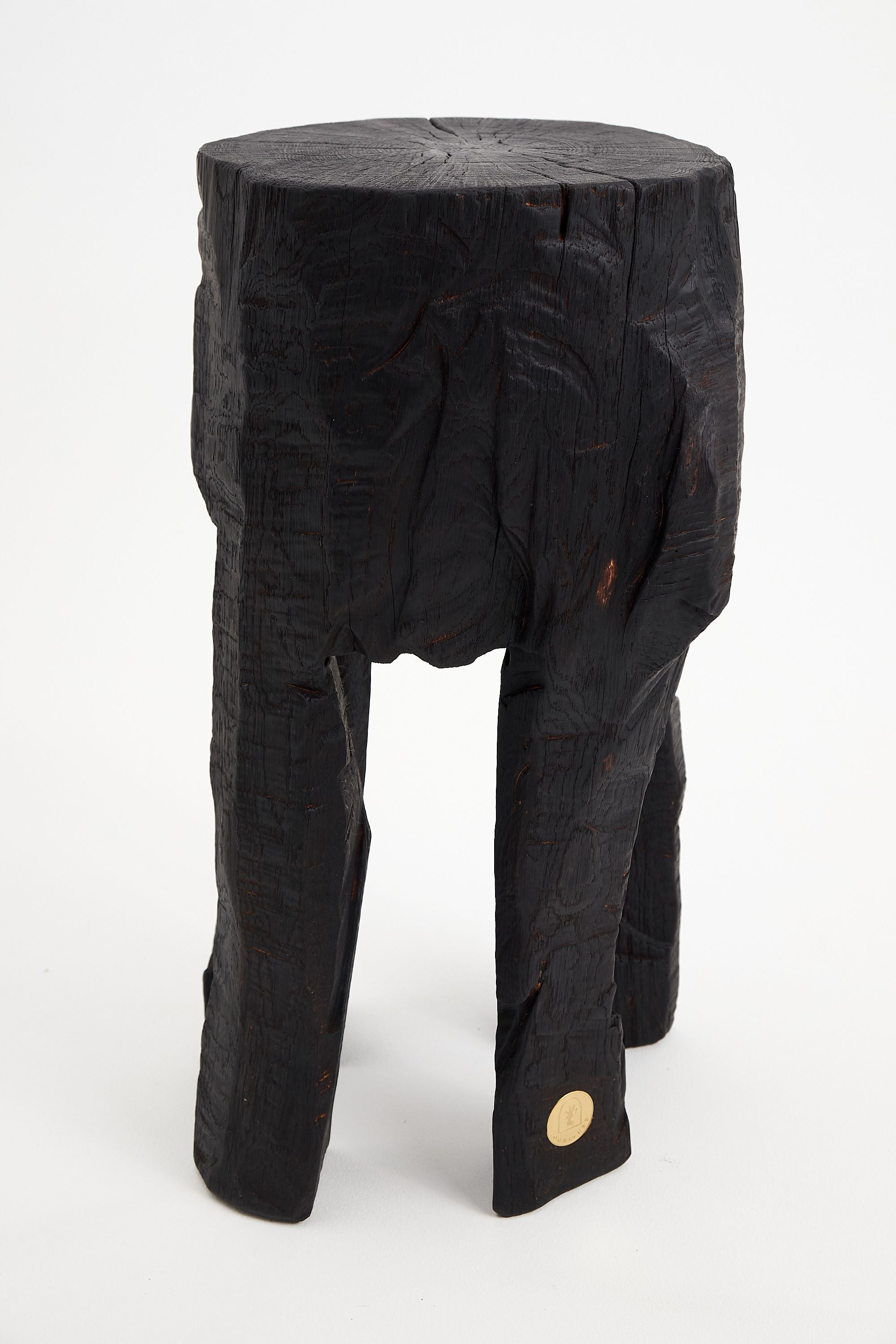 Jownik, Sculptural Charred High Side Table - image 15