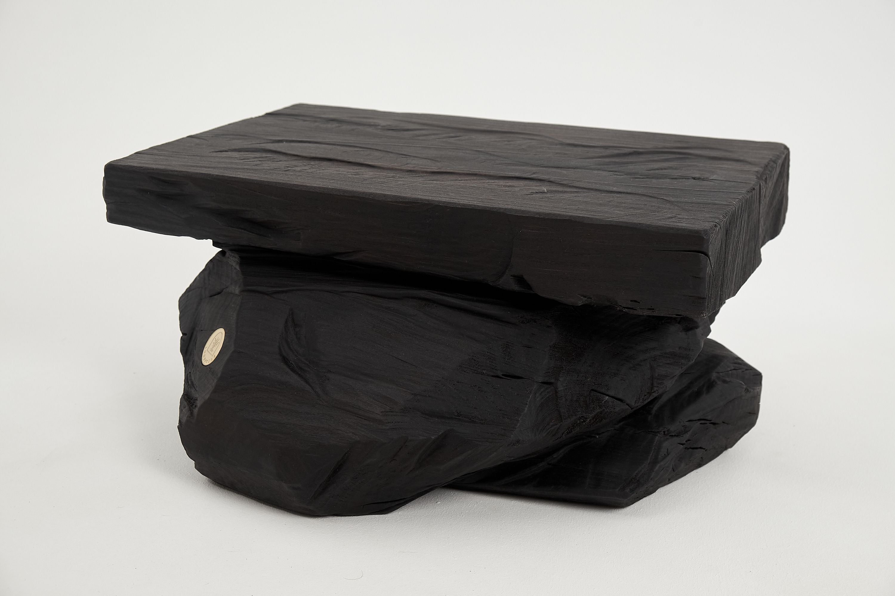 Jownik, Charred Sculptural Side Table