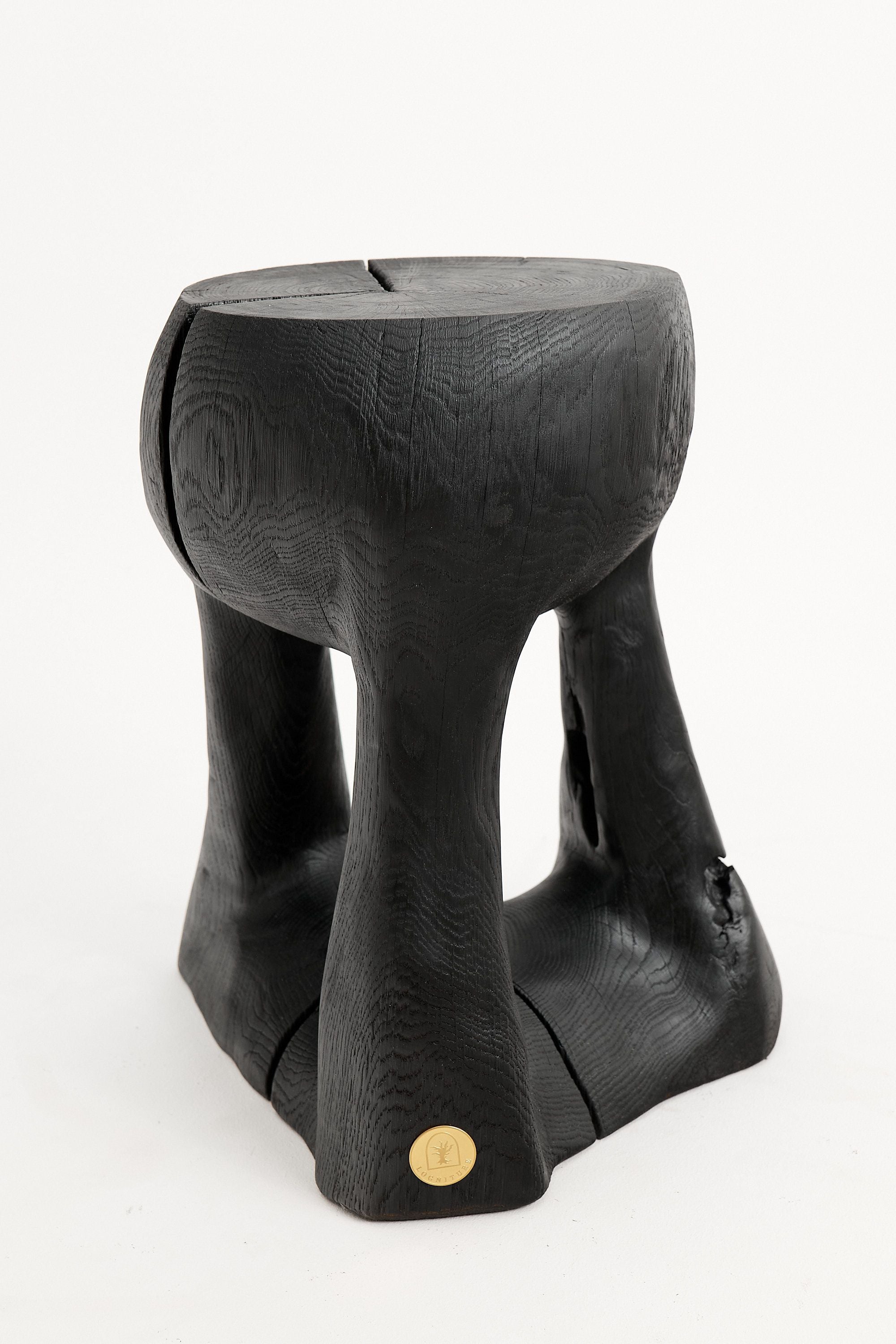 Jownik, Charred Sculptural Side Table - image 3