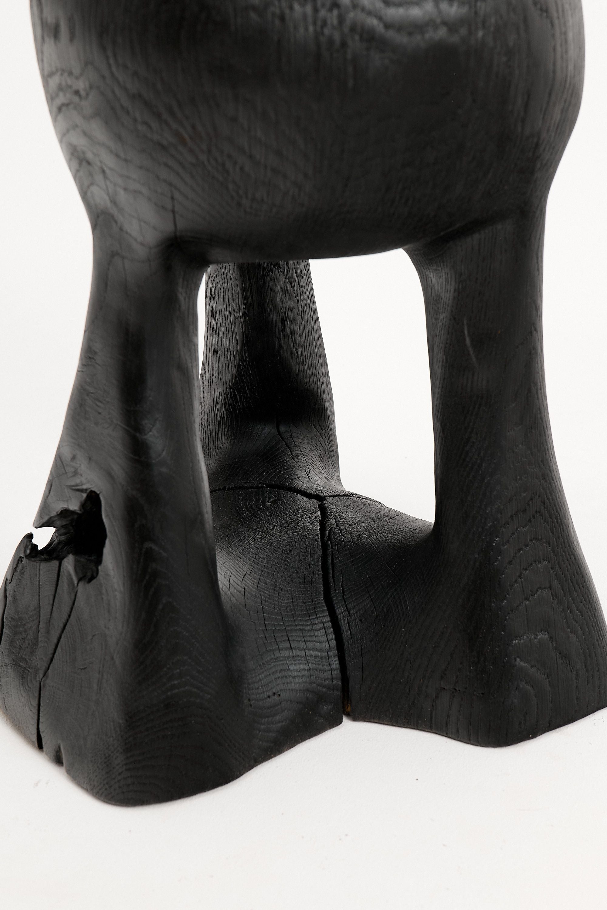 Jownik, Charred Sculptural Side Table - image 9