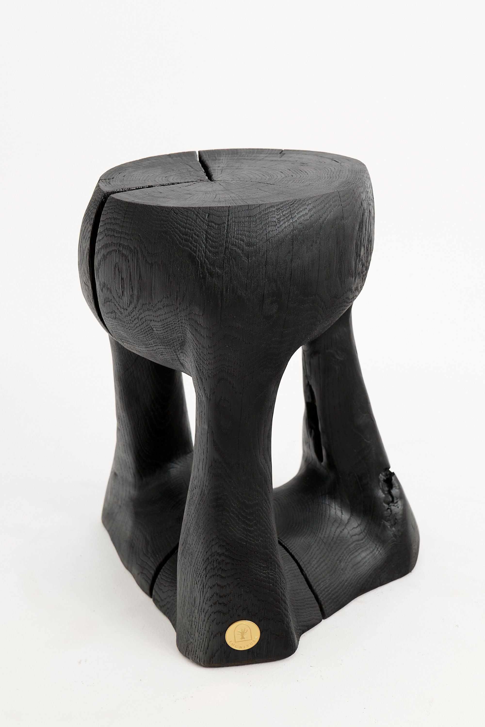 Jownik, Charred Sculptural Side Table - image 2