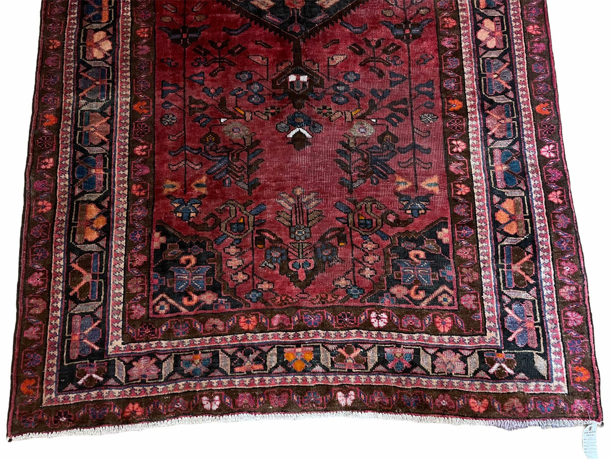 5.5 X 10 Handmade Wool Tribal Gallery Rug Wide Runner Corridor Rug Floral Red - Jewel Rugs, view 5