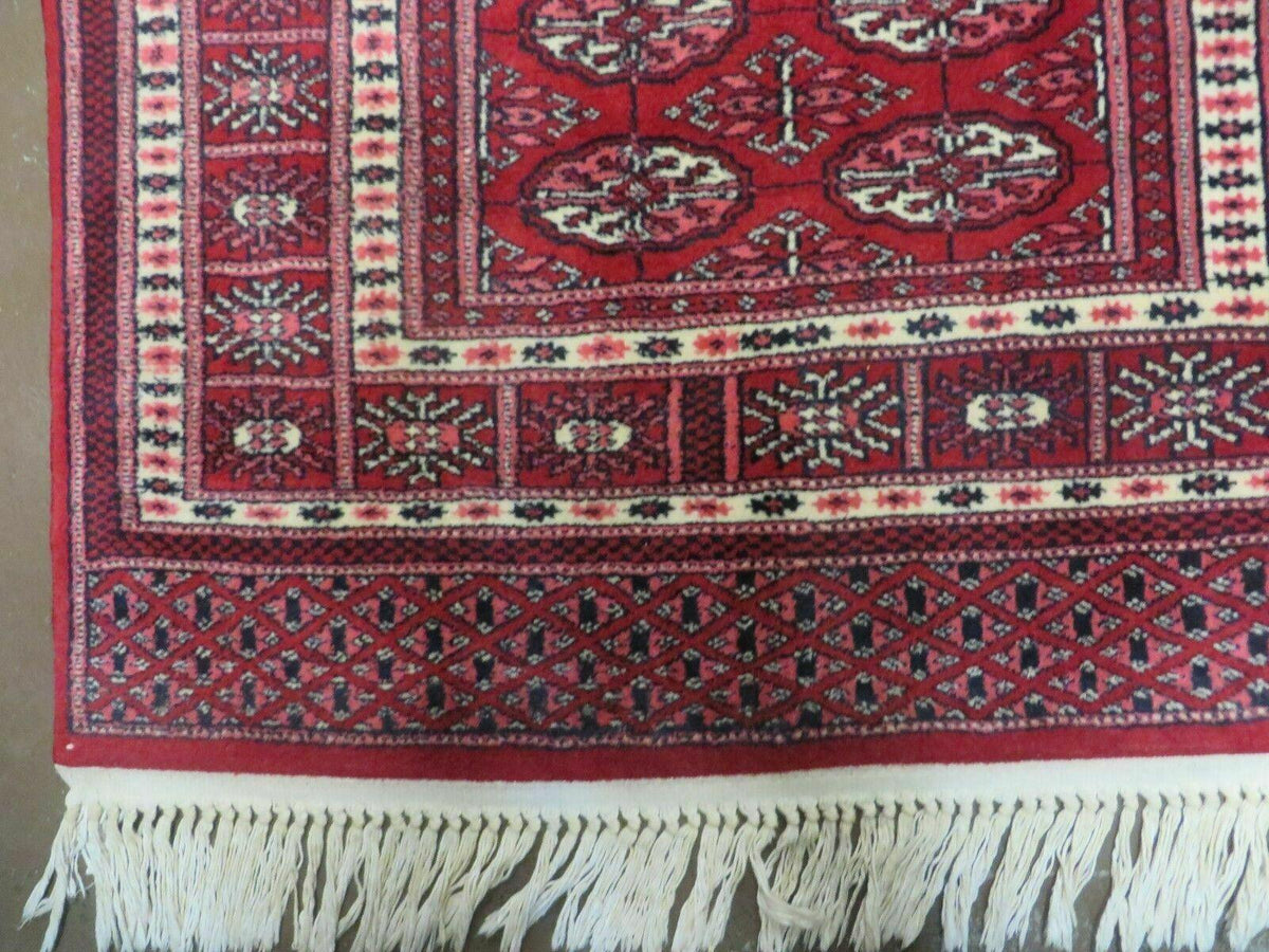 3' X 5' Vintage Fine Handmade Turkoman Bokhara Yamud Rug Carpet Nice - Jewel Rugs, view 9