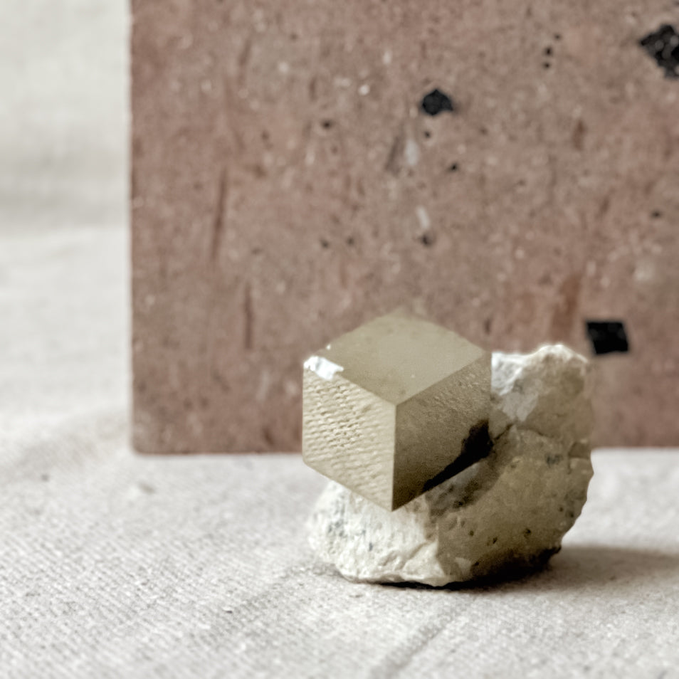 Small Pyrite on Matrix - Source by Studio Skara, view 2