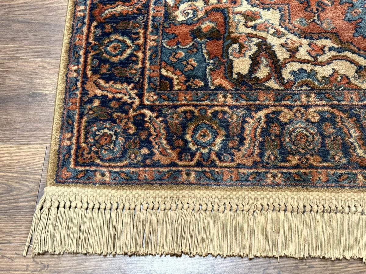 Karastan Rug 4x6, Vintage Karastan #744 Antique Serapi Pattern, Wool Pile, Original 700 Series Karastan Carpet - Jewel Rugs, view 9