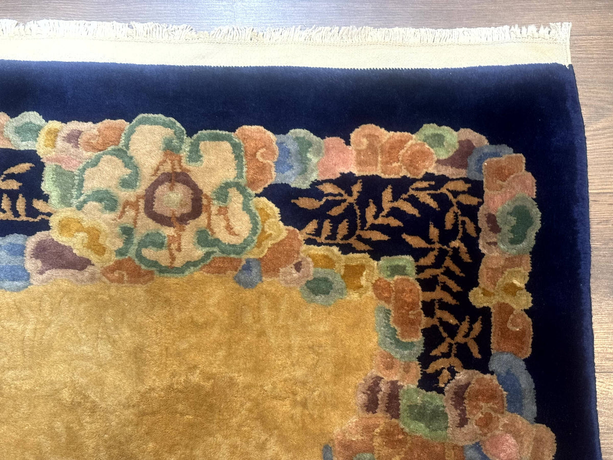 Chinese Wool Rug 3x5, Vintage Carpet, Handmade - Jewel Rugs, view 7