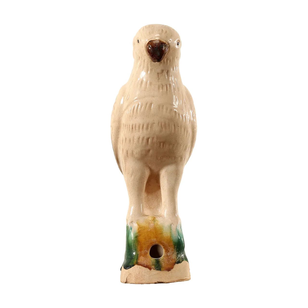 Creamy White Glazed Parrot Medium image 6