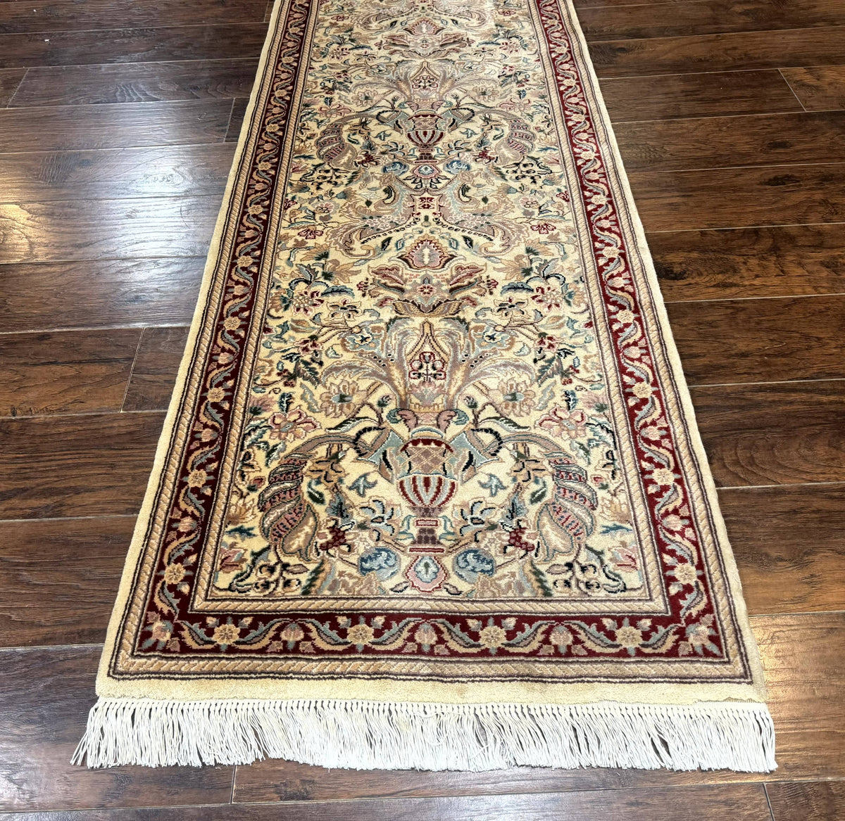 Pakistani Runner Rug 2.8 x 14, Pak Persian Hallway Rug, Cream Color - Jewel Rugs, view 5