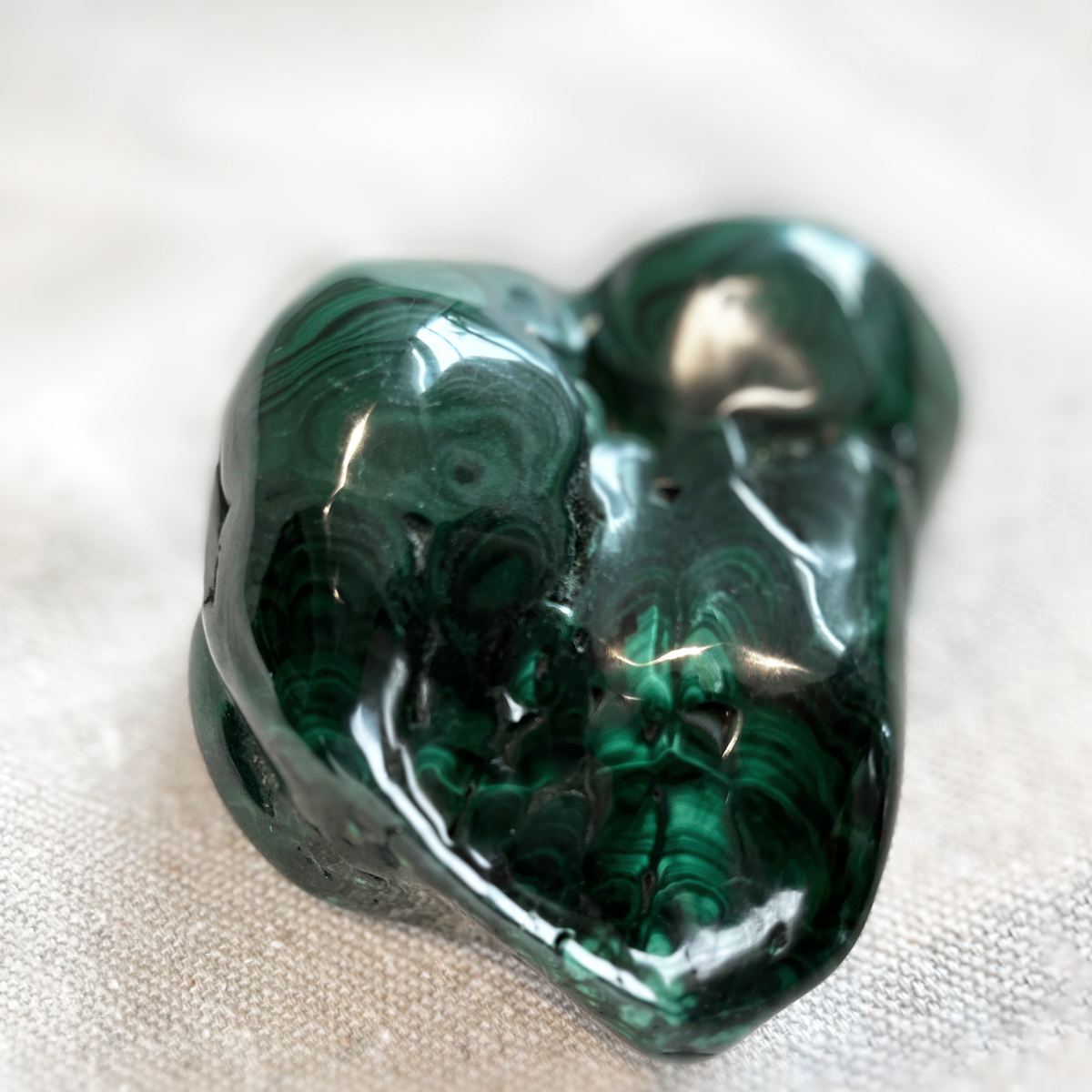 Malachite Freeform Stone - Source by Studio Skara, view 4