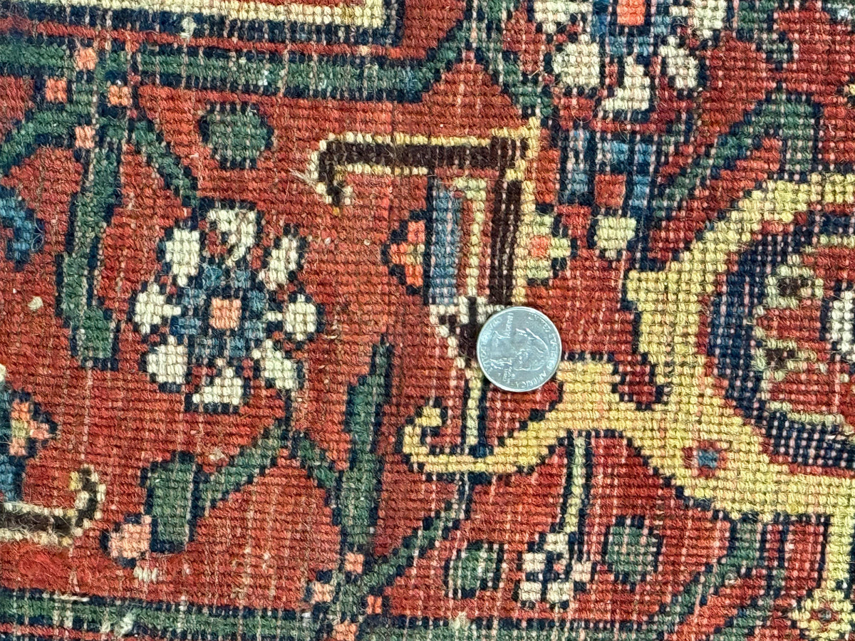 Antique Persian Bidjar Rug 8x12, Rare Persian Carpet - Jewel Rugs, view 11