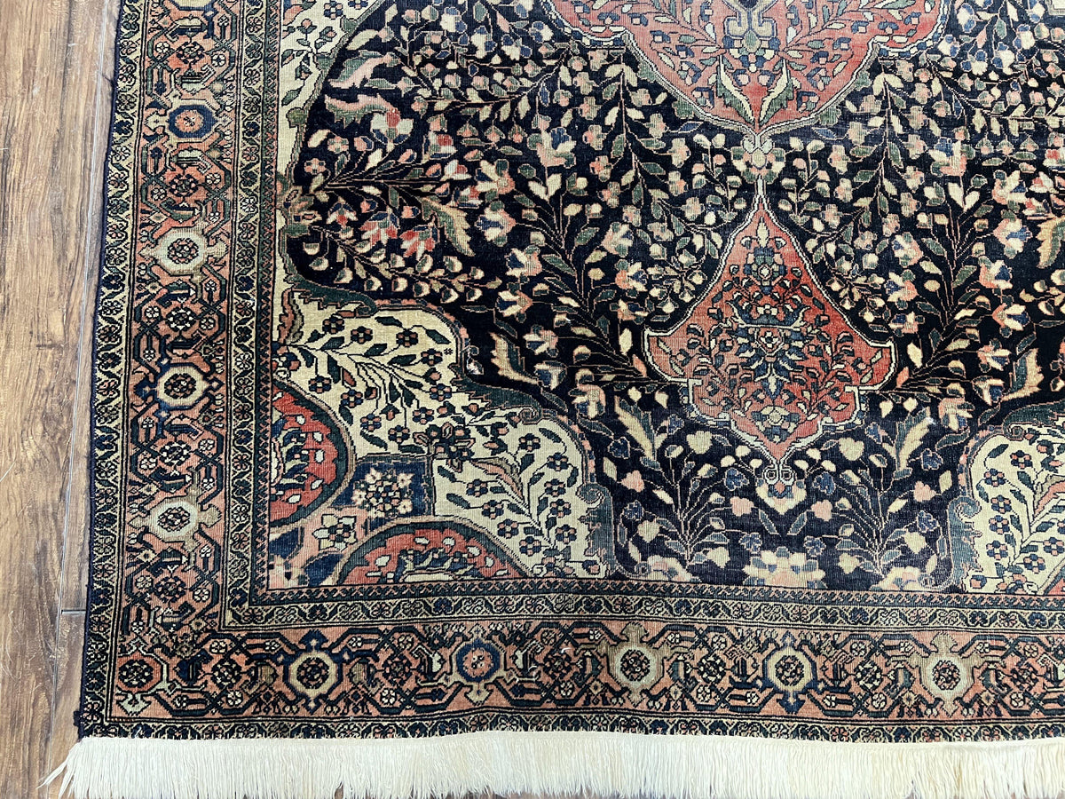 Antique Persian Sarouk Farahan Rug 4x7, Collectible Persian Carpet - Jewel Rugs, view 9