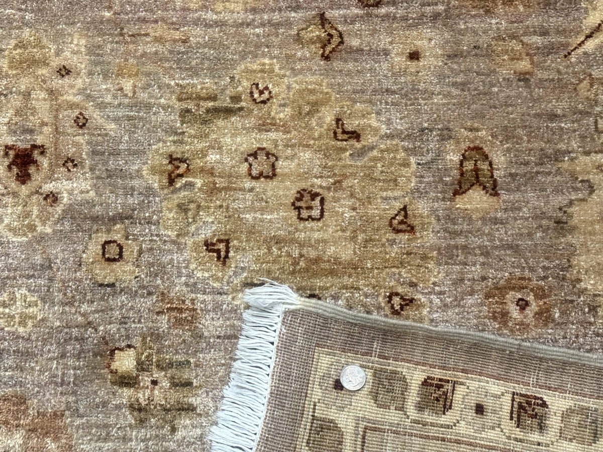 Pakistani Peshawar Rug 8x11, Indo Persian Mahal Carpet, Traditional Wool Oriental Rug - Jewel Rugs, view 11