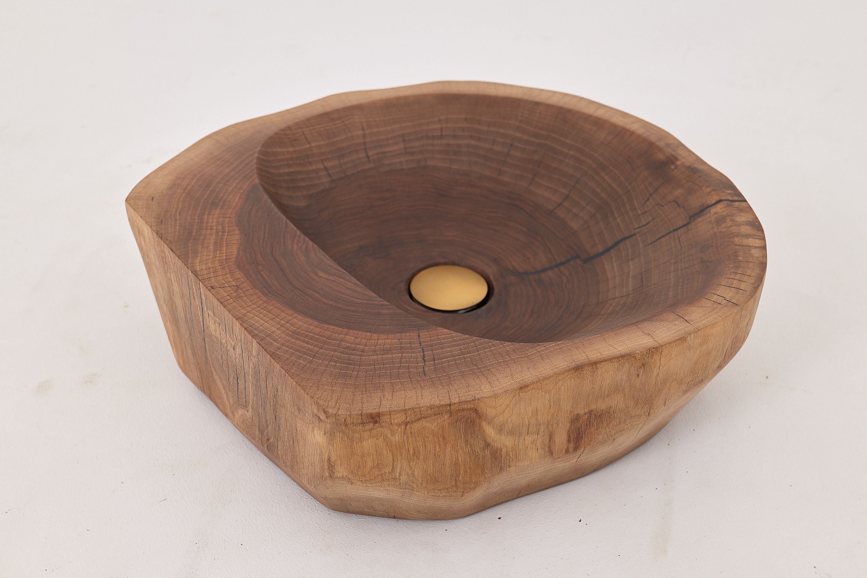 Live Edge Wood Bathroom Sink, Basin, Original Design, Handmade - image 11