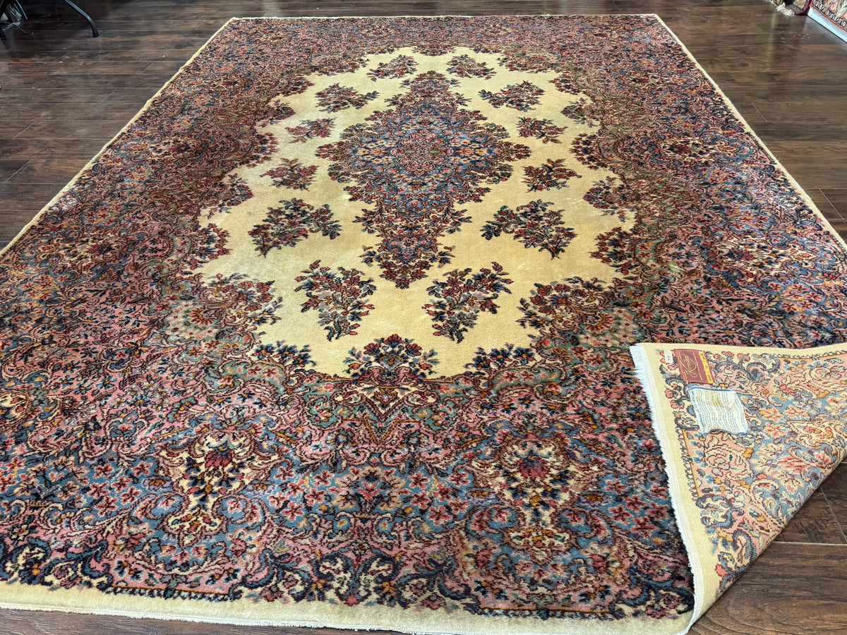 Karastan Kirman Rug #781, Antique Karastan Oriental Carpet 8.8 x 12, Wool Area Rug, Original Collection 700 Series, Rare Discontinued - Jewel Rugs, view 11
