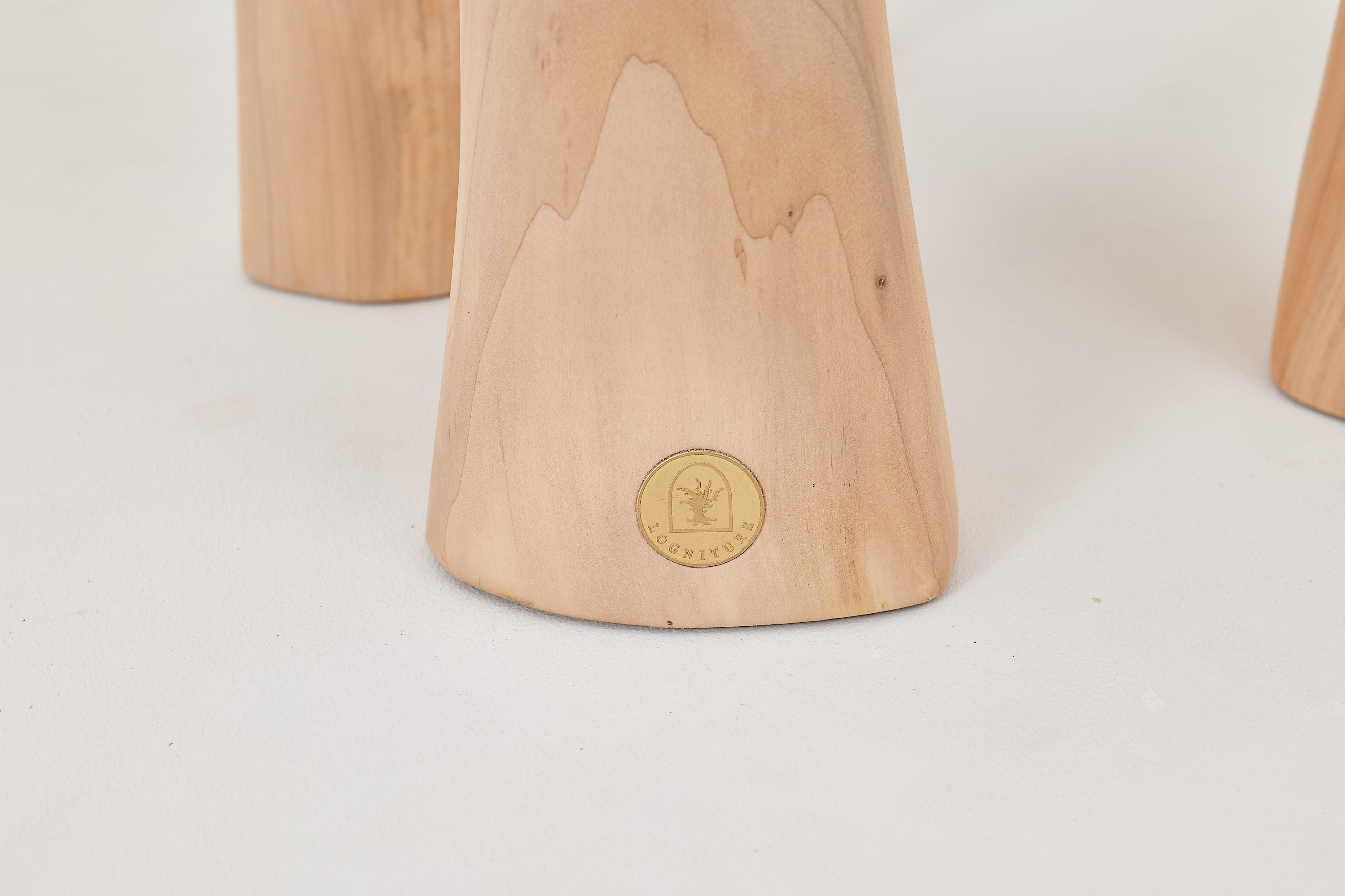 Solid Wood Sculptural Side Table, Original Contemporary Design - image 18