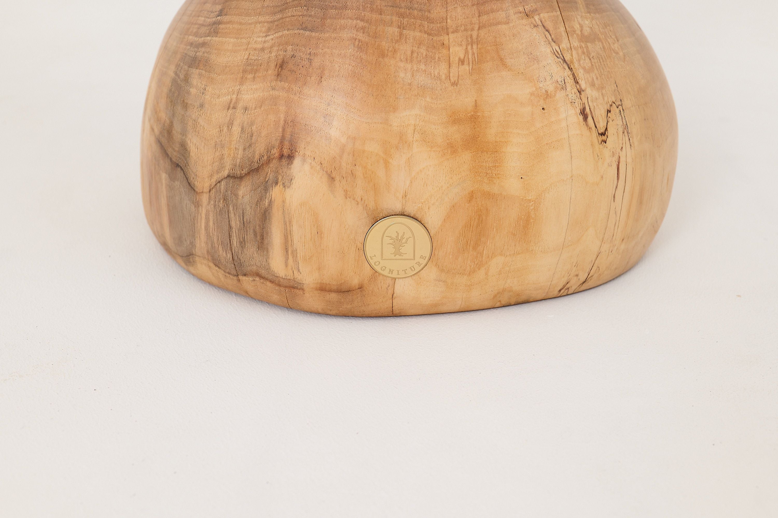 Walnut Solid Wood Sculptural Side Table, Original Contemporary Design - image 11
