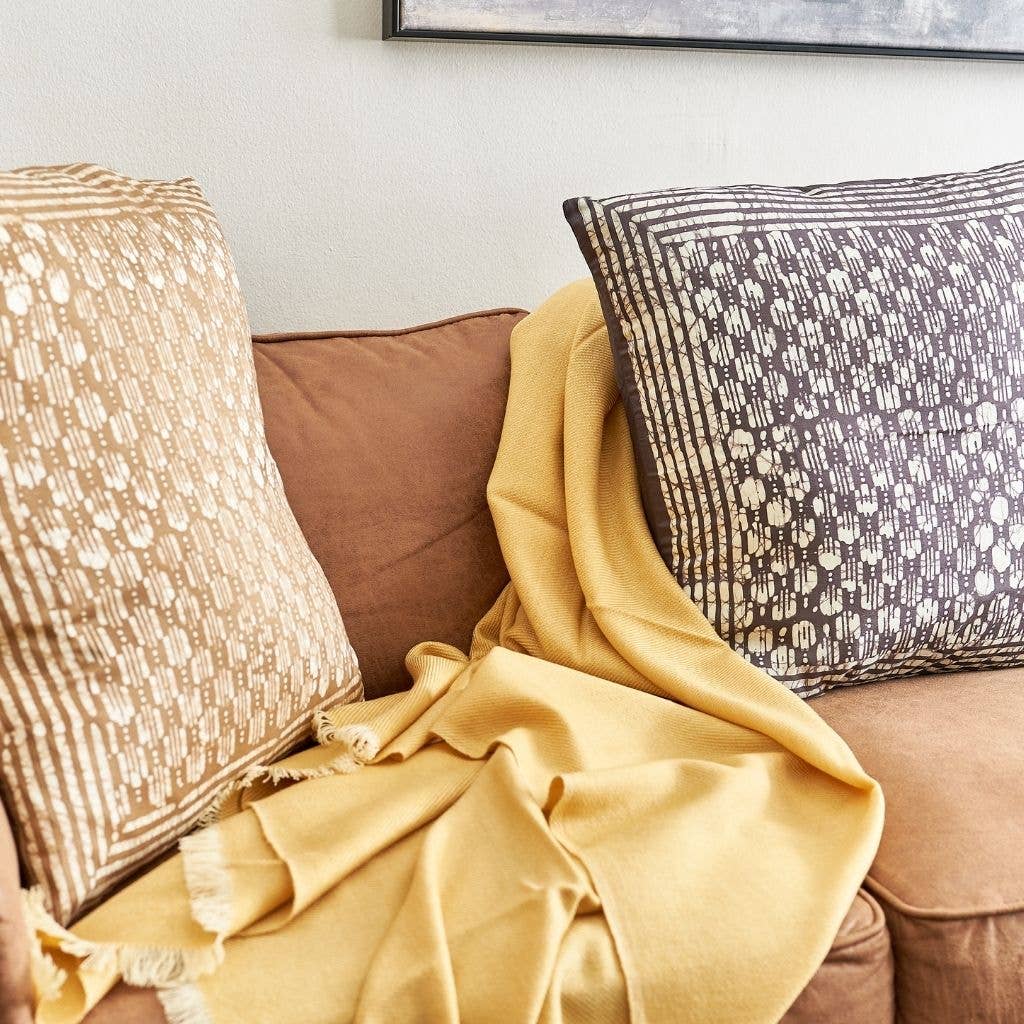 Haven Silk Pillow: Gold - Source by Studio Skara, view 5