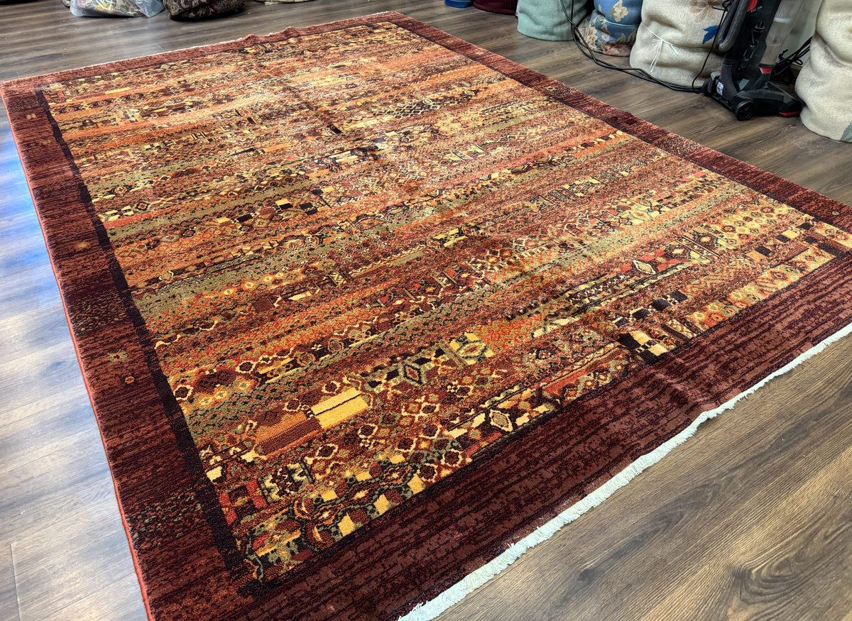 Couristan Rug 8x11 Brown Contemporary Wool Belgium Power Loomed Carpet - Jewel Rugs, view 13