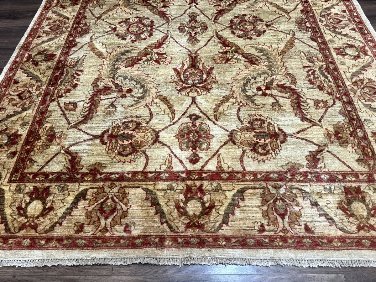 Indian Mahal Rug 7x9, Traditional Wool Carpet - Jewel Rugs, view 6
