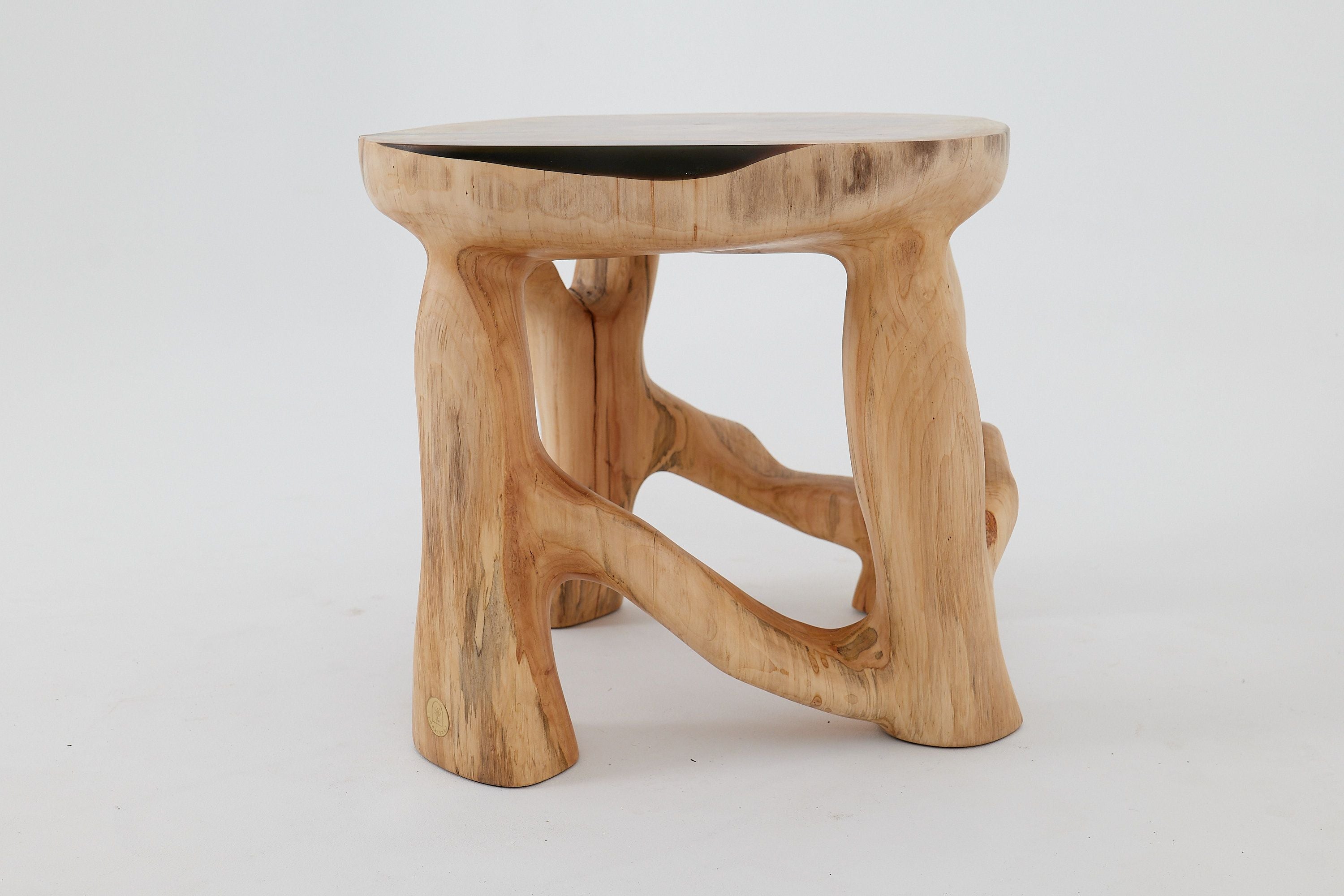 Sculptural Coffee Table, Solid Wood, Contemporary Design, Handmade, Logniture - image 11