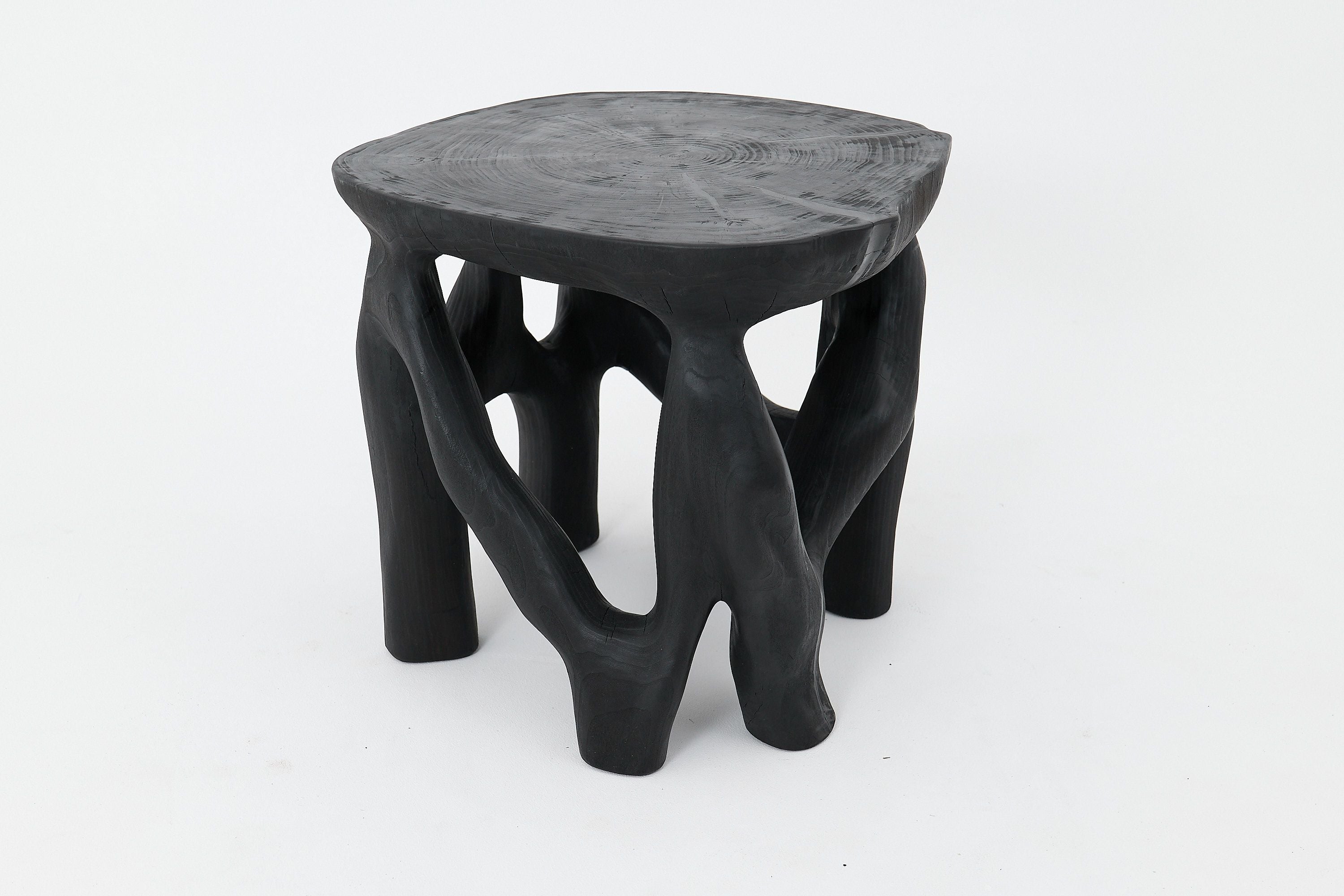Sculptural Coffee Table, Solid Wood, Contemporary Design, Handmade - image 3