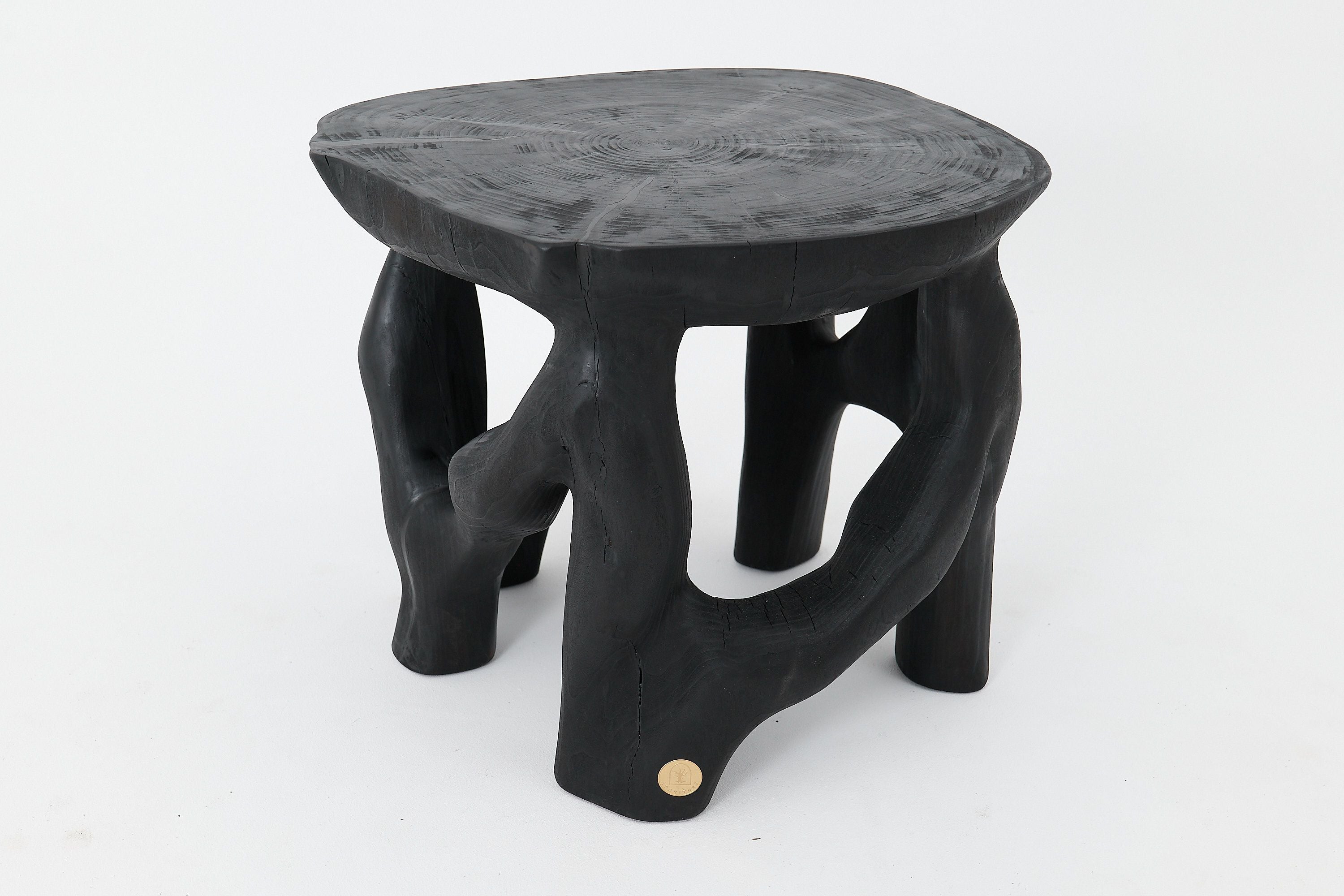 Sculptural Coffee Table, Solid Wood, Contemporary Design, Handmade - image 9