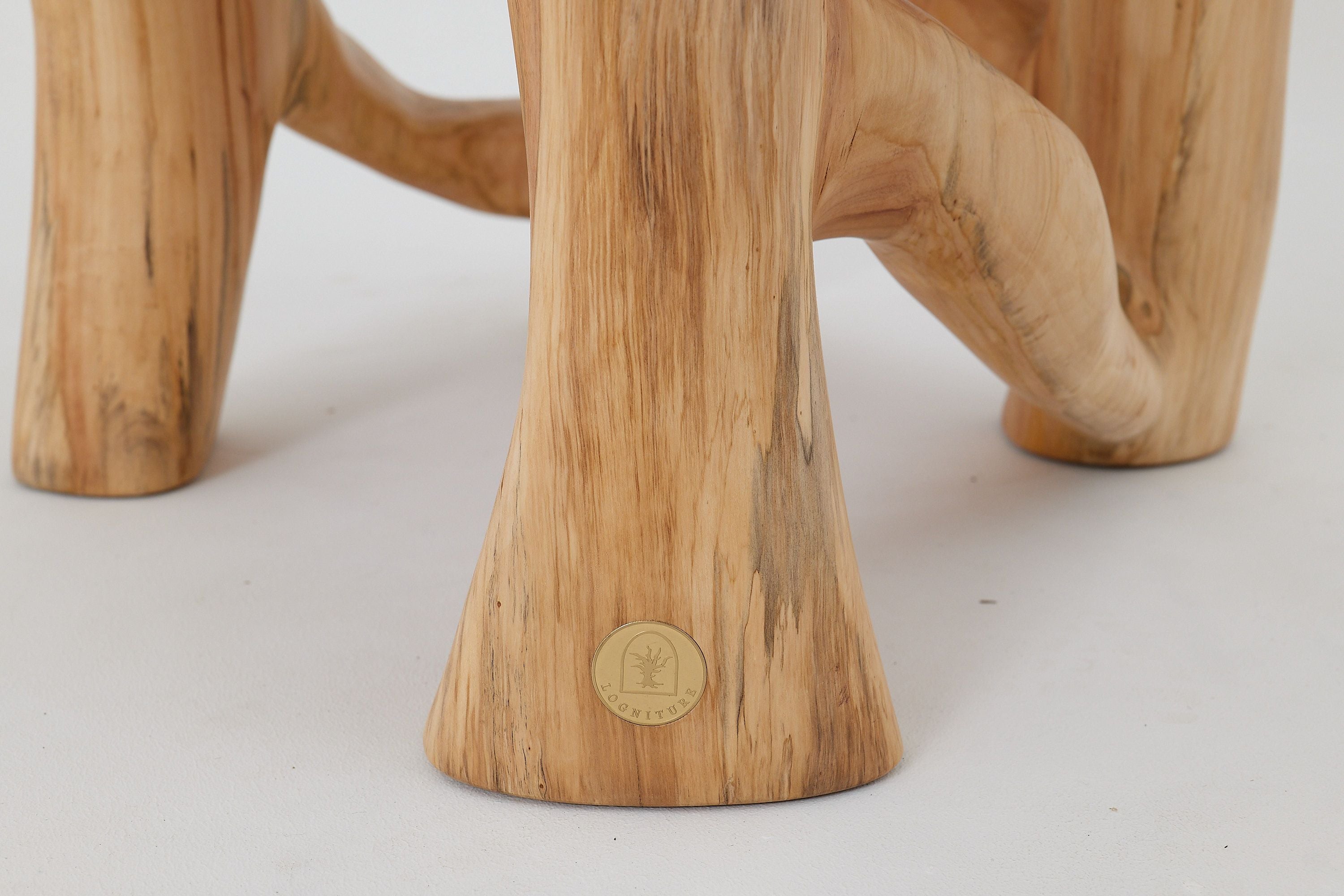 Sculptural Coffee Table, Solid Wood, Contemporary Design, Handmade, Logniture - image 8