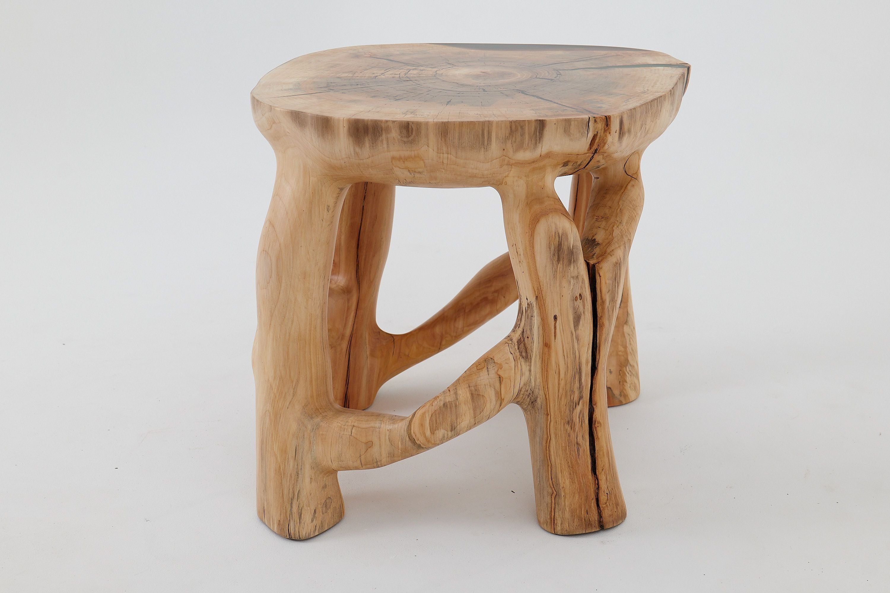 Sculptural Coffee Table, Solid Wood, Contemporary Design, Handmade, Logniture - image 18