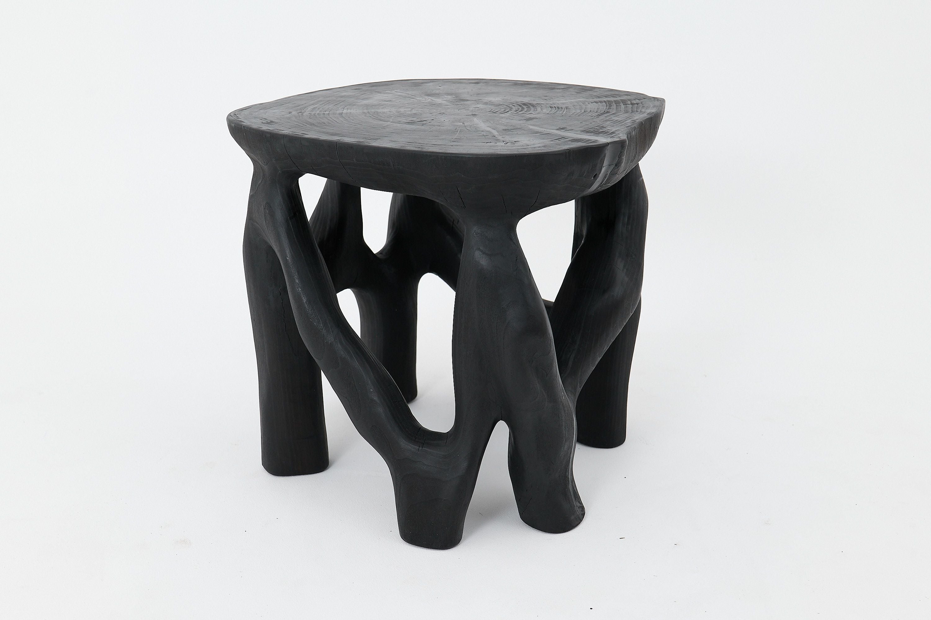 Sculptural Coffee Table, Solid Wood, Contemporary Design, Handmade - image 2