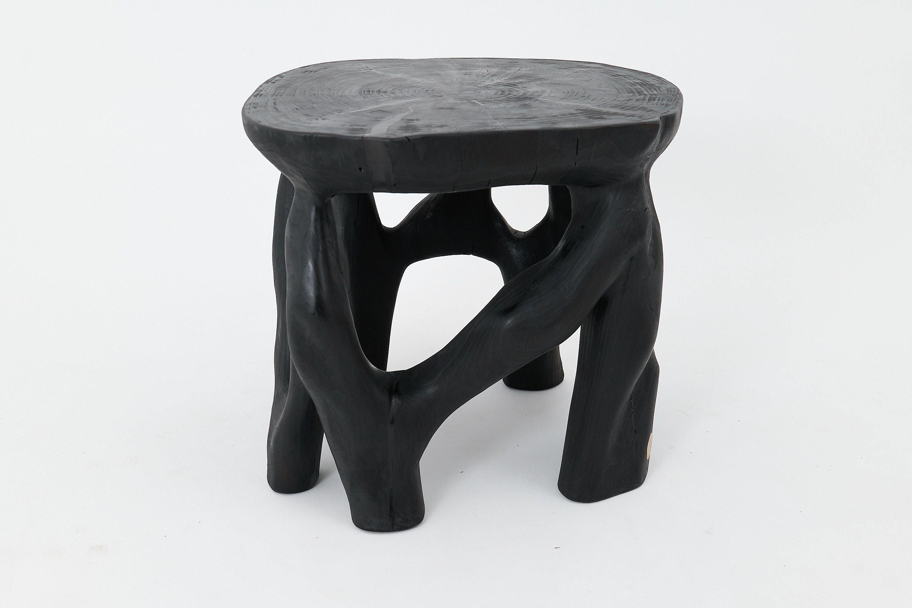 Sculptural Coffee Table, Solid Wood, Contemporary Design, Handmade - image 4
