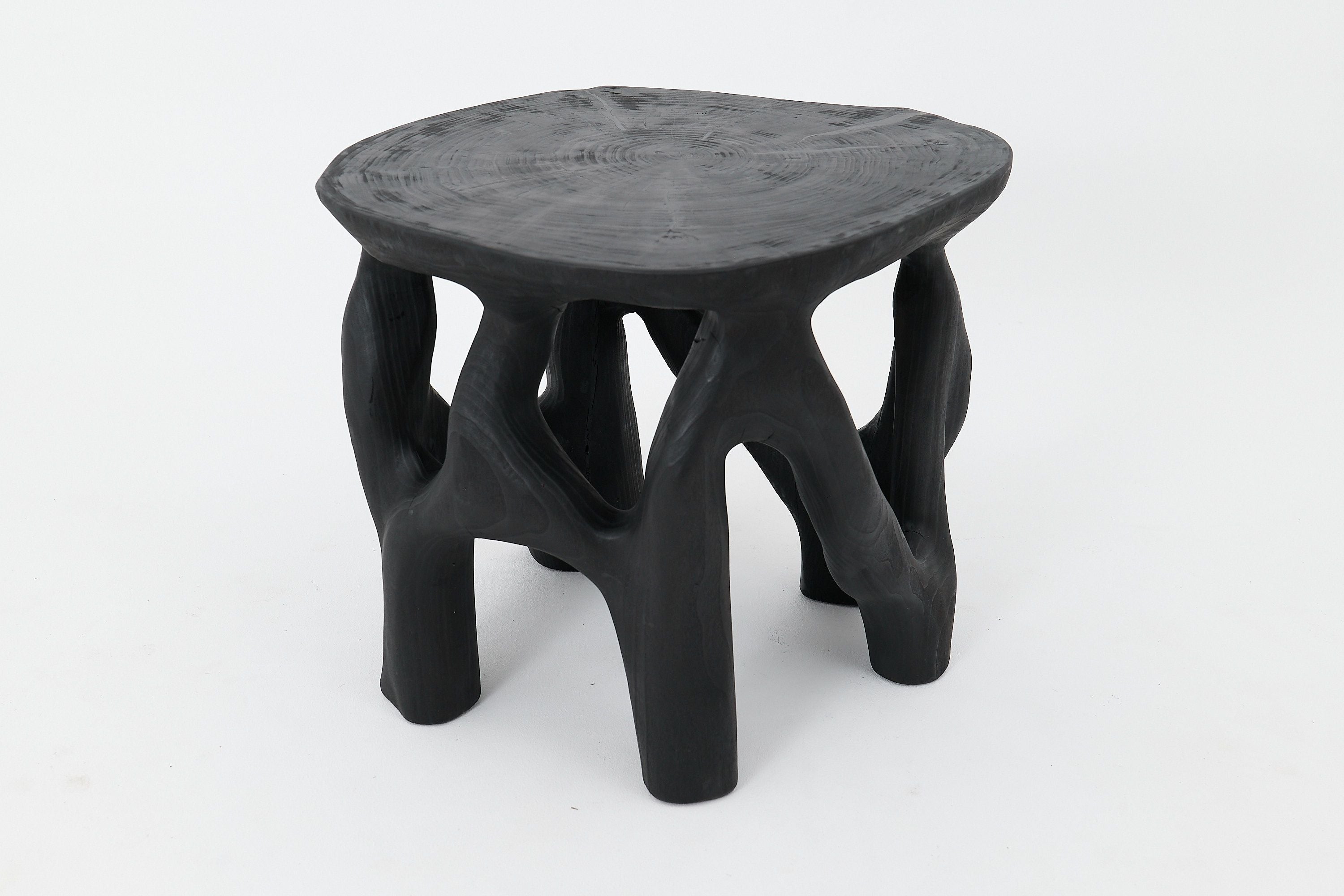 Sculptural Coffee Table, Solid Wood, Contemporary Design, Handmade - image 14