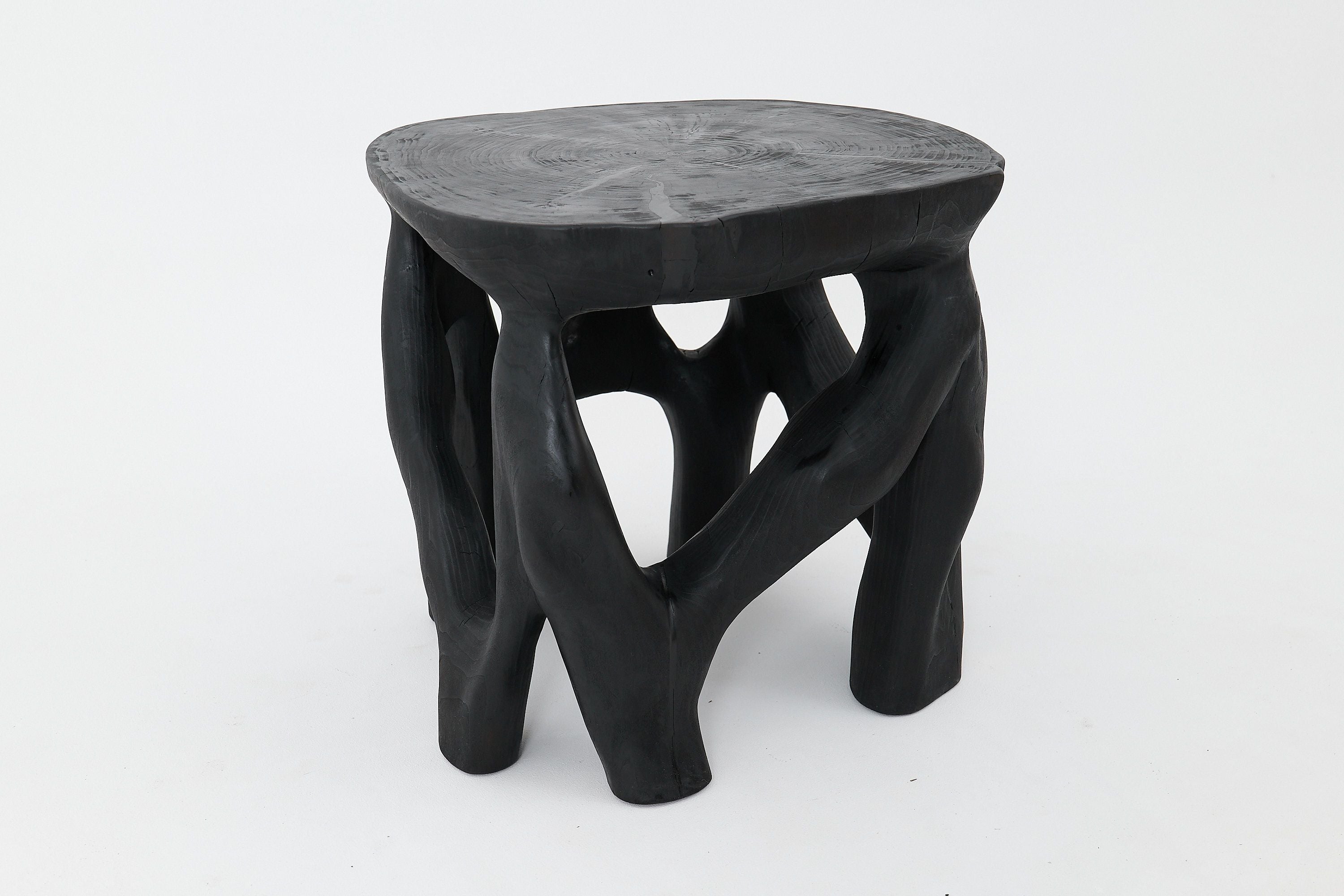 Sculptural Coffee Table, Solid Wood, Contemporary Design, Handmade - image 5
