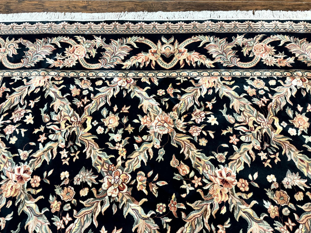 Pak Persian Rug 8x10, Black, Handmade - Jewel Rugs, view 4