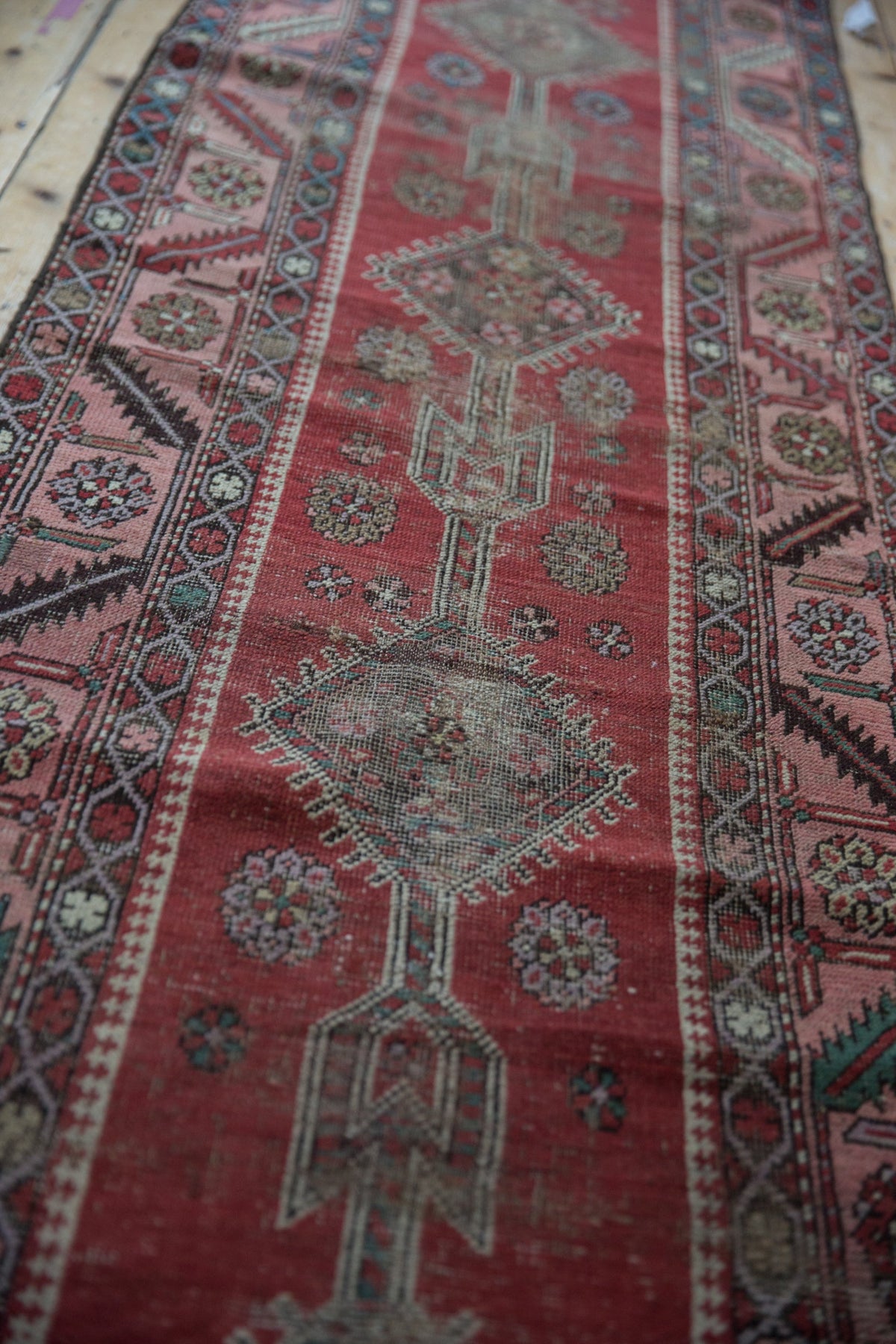 2.5x13.5 Antique Karabagh Rug Runner
